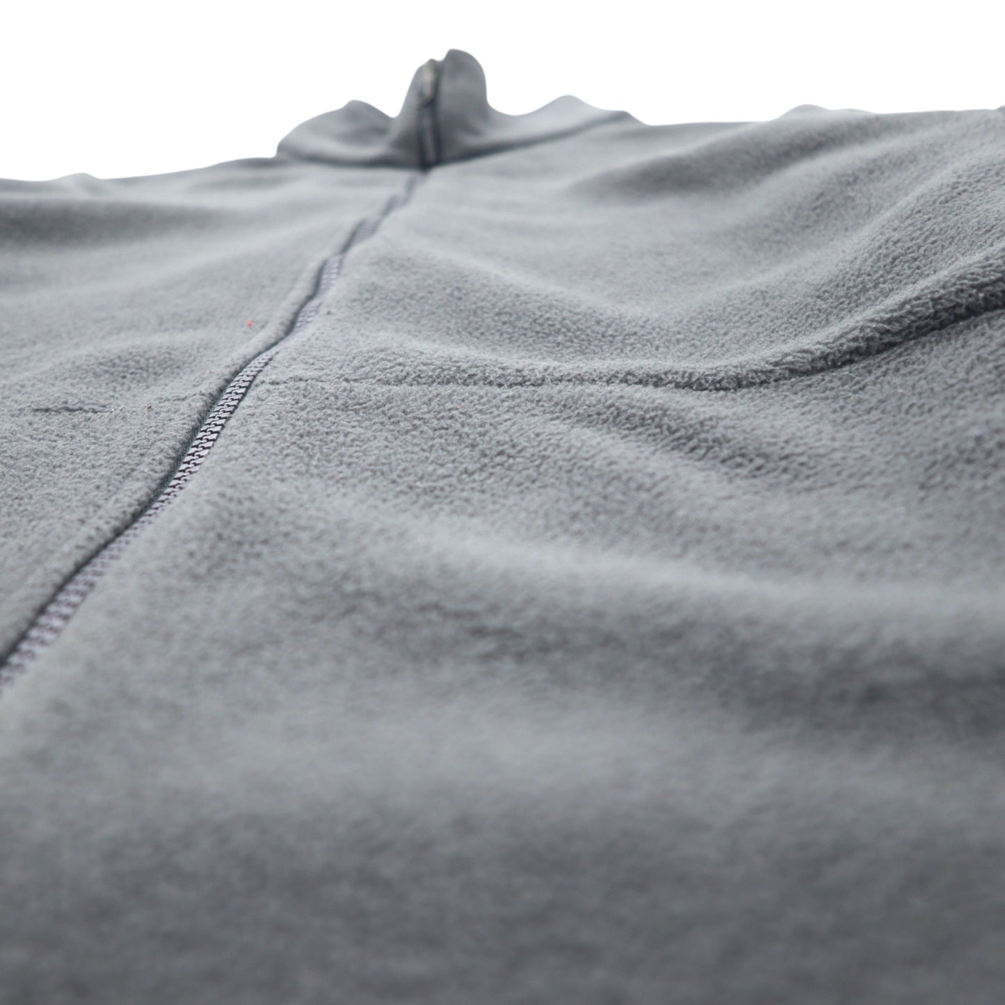 THE NORTH FACE フリースジャケット L グレー ポリエステル ロゴ刺繍 ドローコード エルサルバドル製