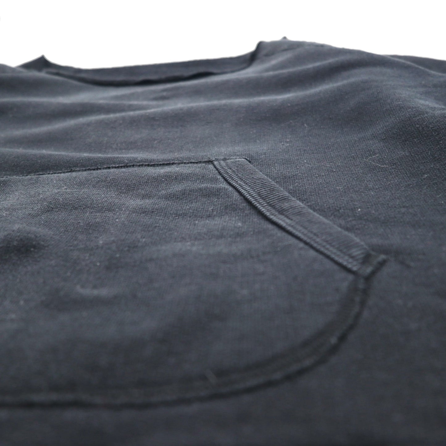 SUNSEA カットオフ POP ART スウェット FREE ブラック フロントポケット