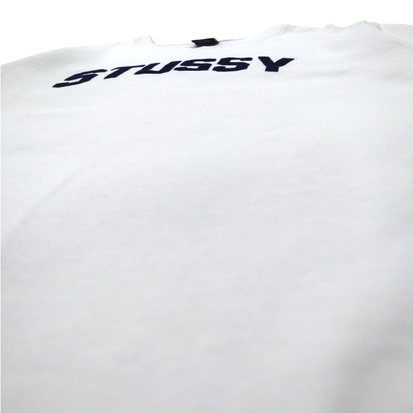 STUSSY USA製 アーチロゴ スウェット XL ホワイト コットン
