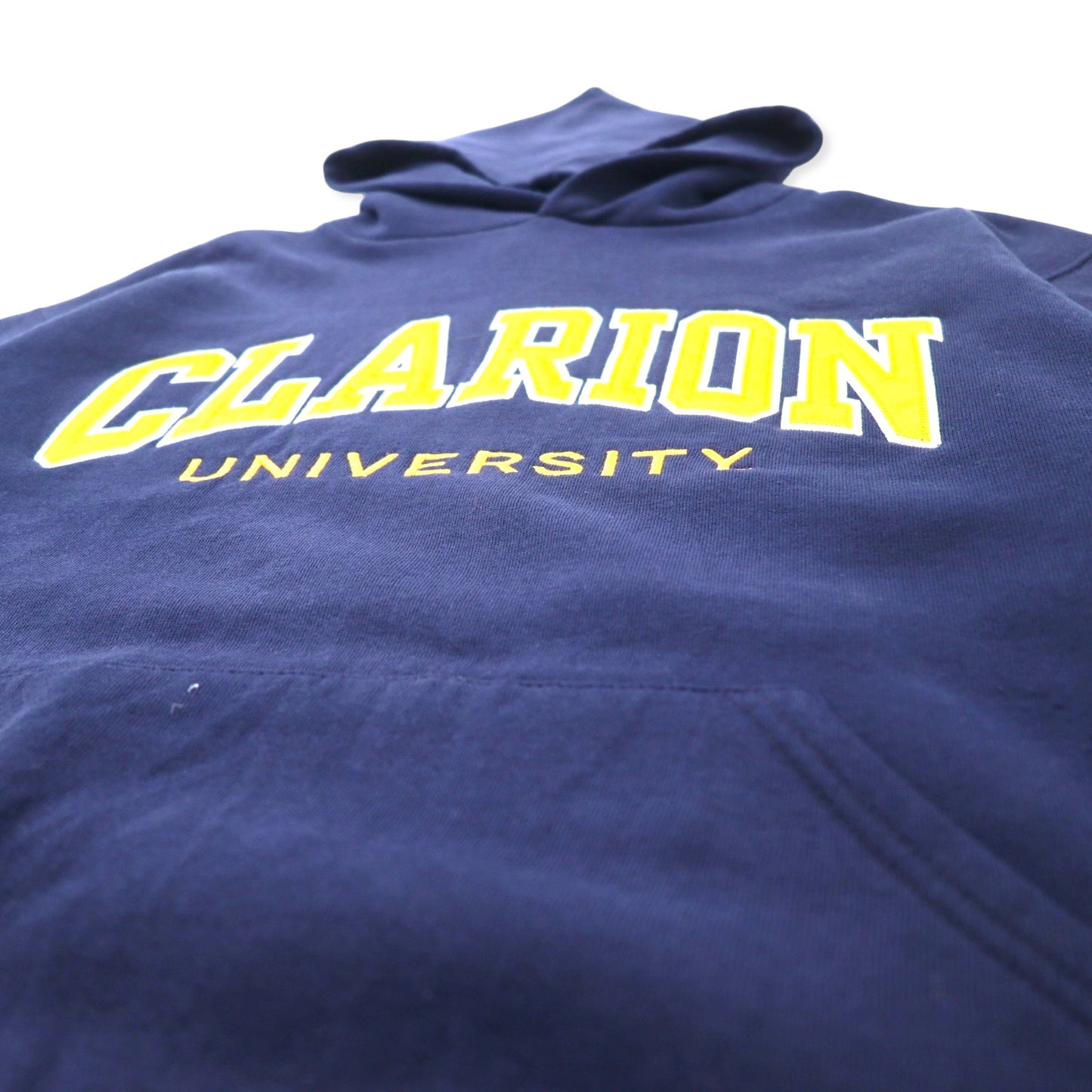 RUSSELL ATHLETIC 90年代 カレッジ プルオーバーパーカー M ネイビー コットン CLARION UNIVERSITY メキシコ製