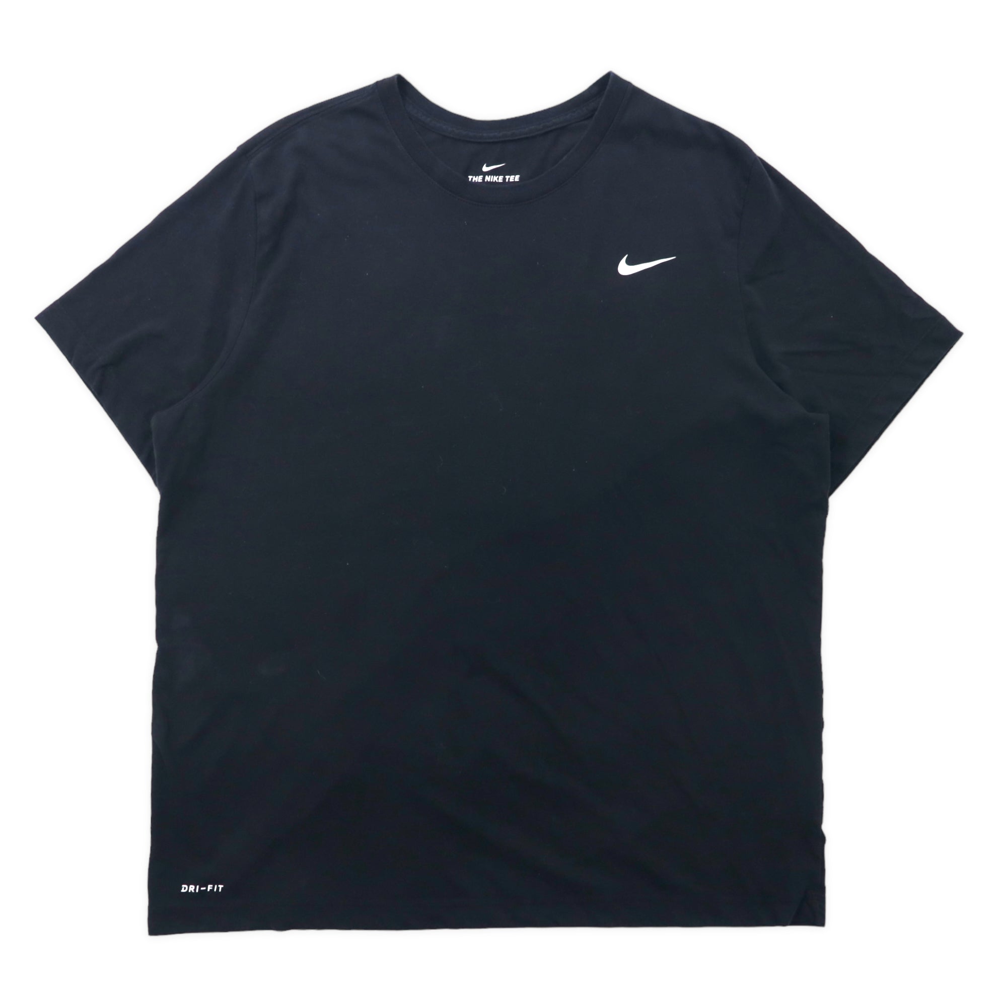 NIKE ワンポイントロゴTシャツ XXL ブラック コットン DRI-FIT ...