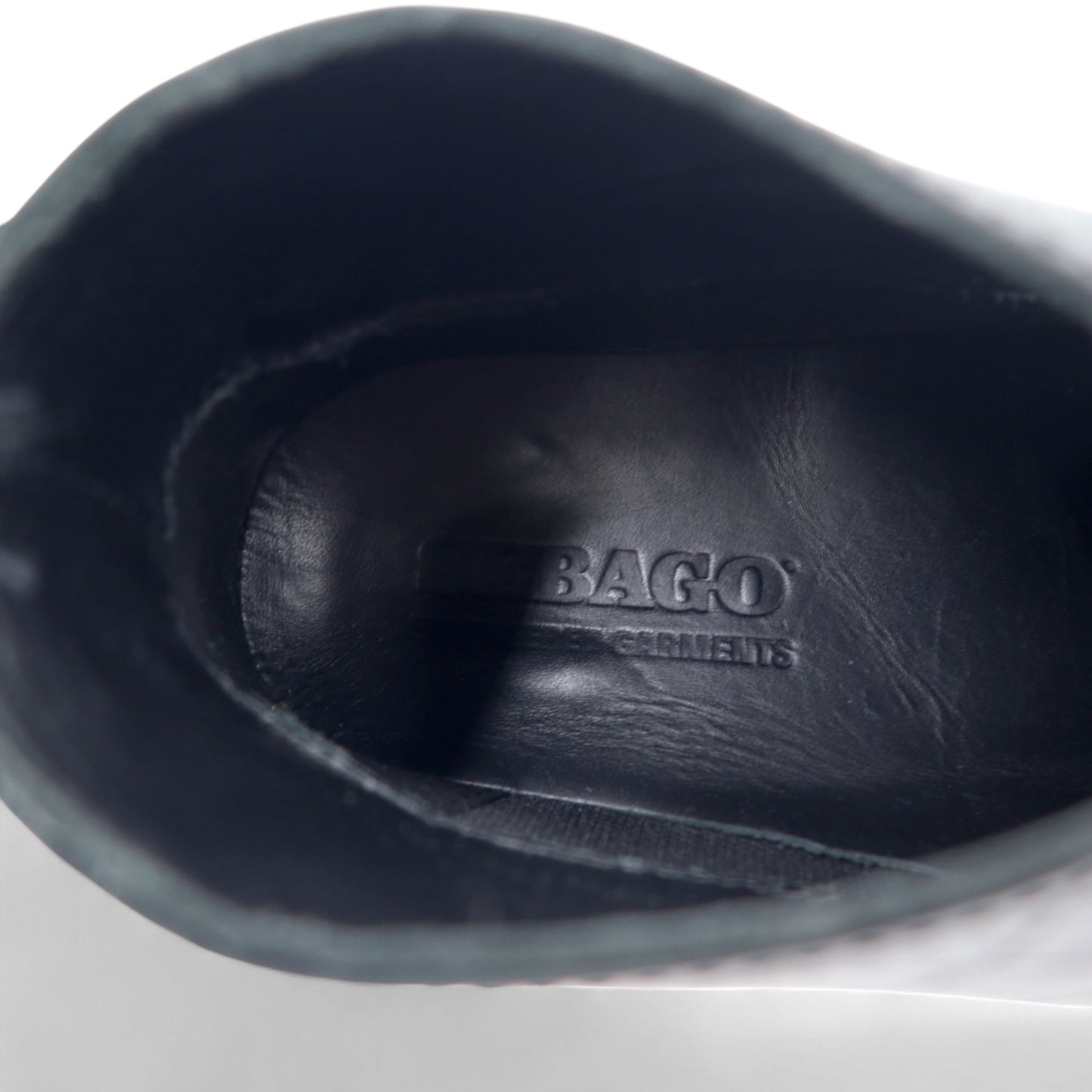 SEBAGO × Engineered Garments チャッカブーツ 27.5cm ブラック レザー 型押し Vibramソール OVERLAP MID EXOTIC 78112DW