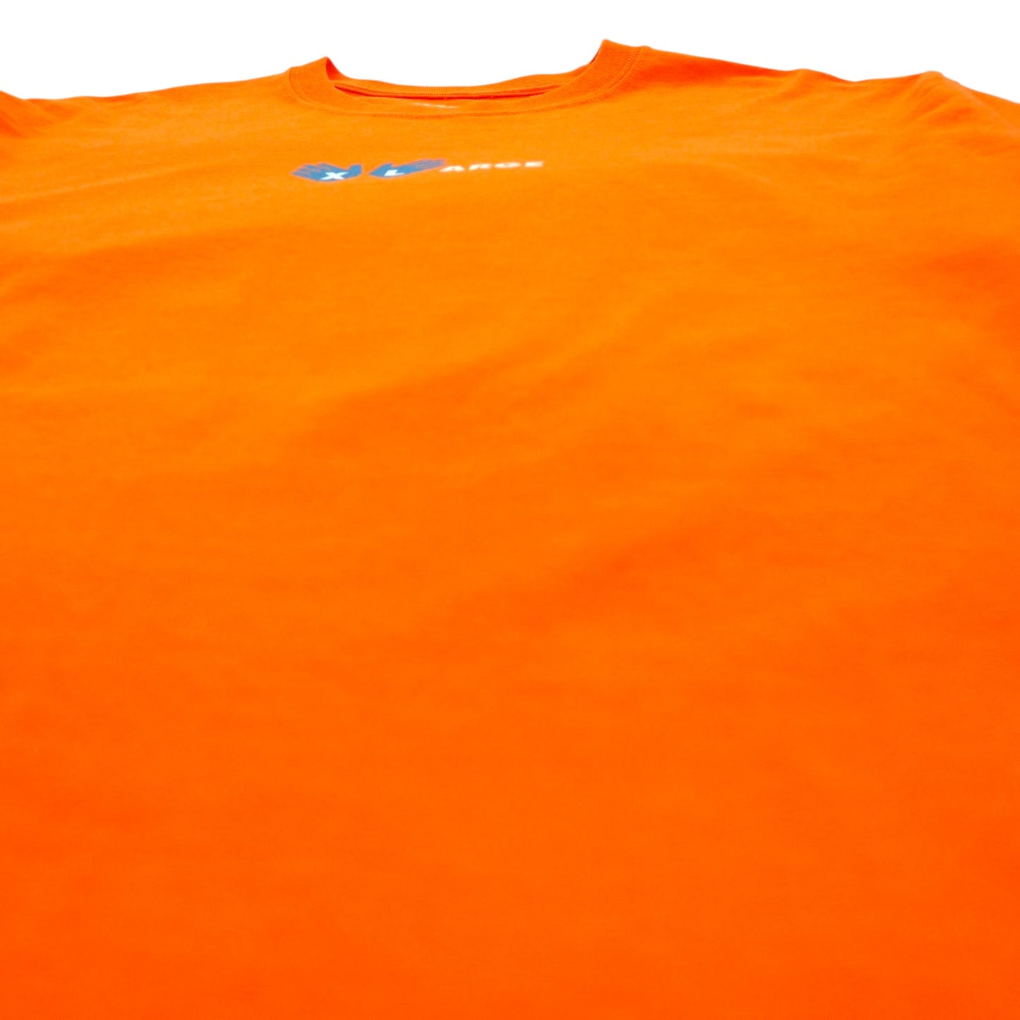 X-LARGE ロゴプリント ロングスリーブTシャツ ロンT L オレンジ コットン 両面プリント