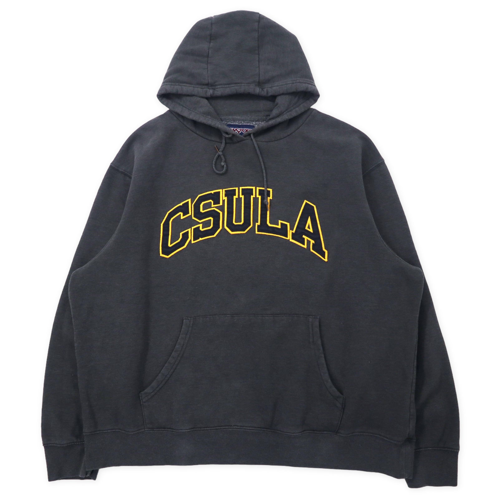 JAN SPORT College Pullover HOODIE XXL Gray Cotton BRUSHED LINING CSULA