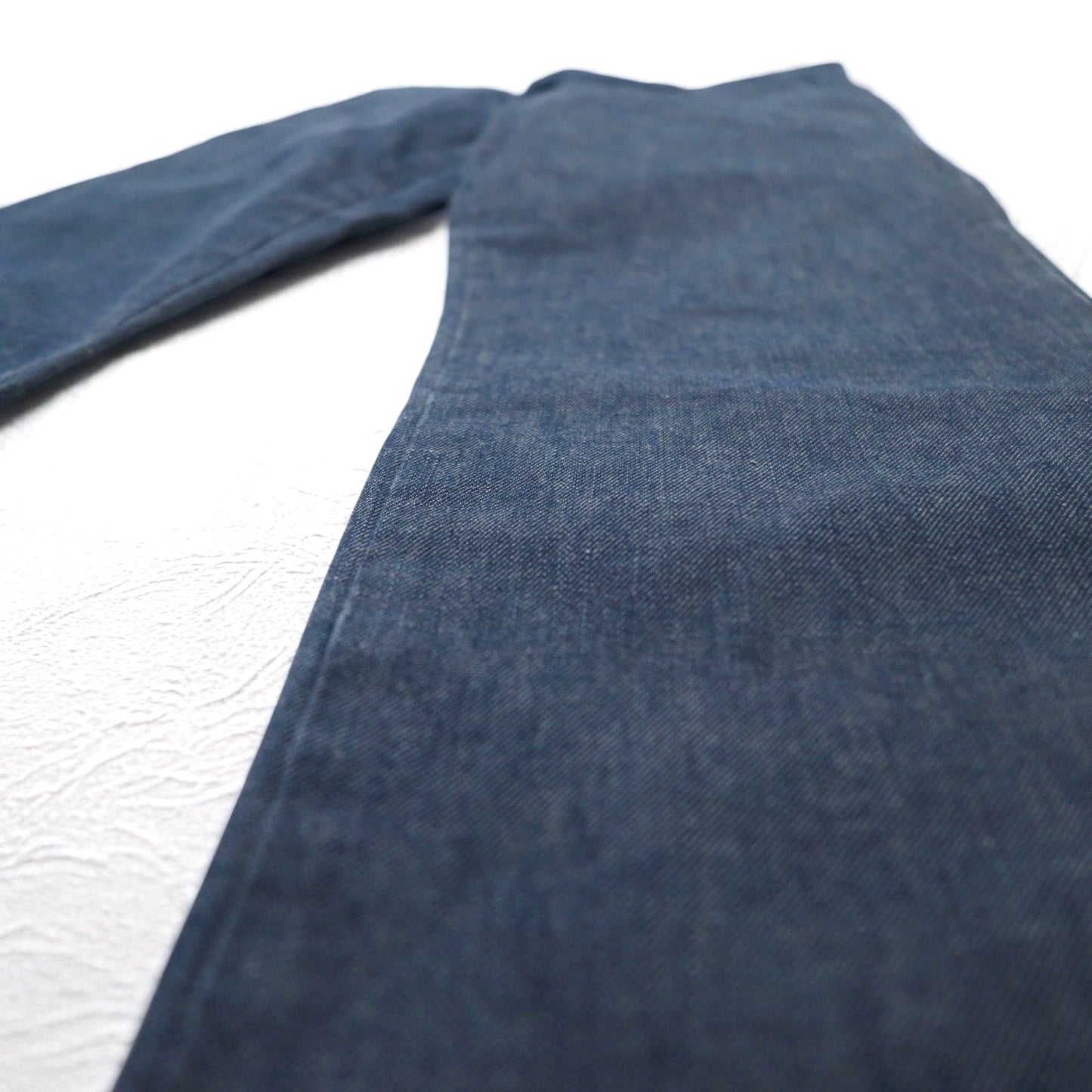 agnes b. homme デニム スラックスパンツ S インディゴ ブルー ストレッチ リトアニア製