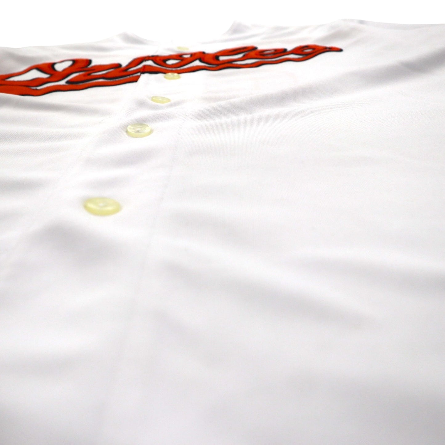 majestic 90s MLB Baseball Shirt XL White Polyester Orioles