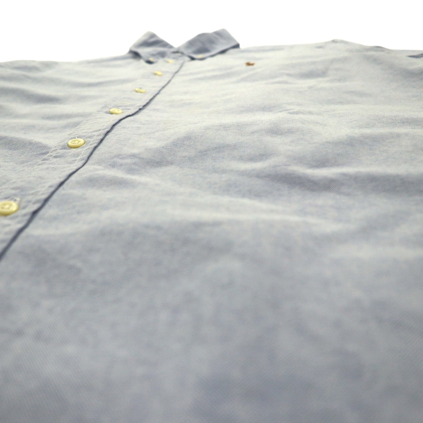 Ralph Lauren 90年代 半袖 オックスフォード ボタンダウンシャツ L ブルー スモールポニー刺繍