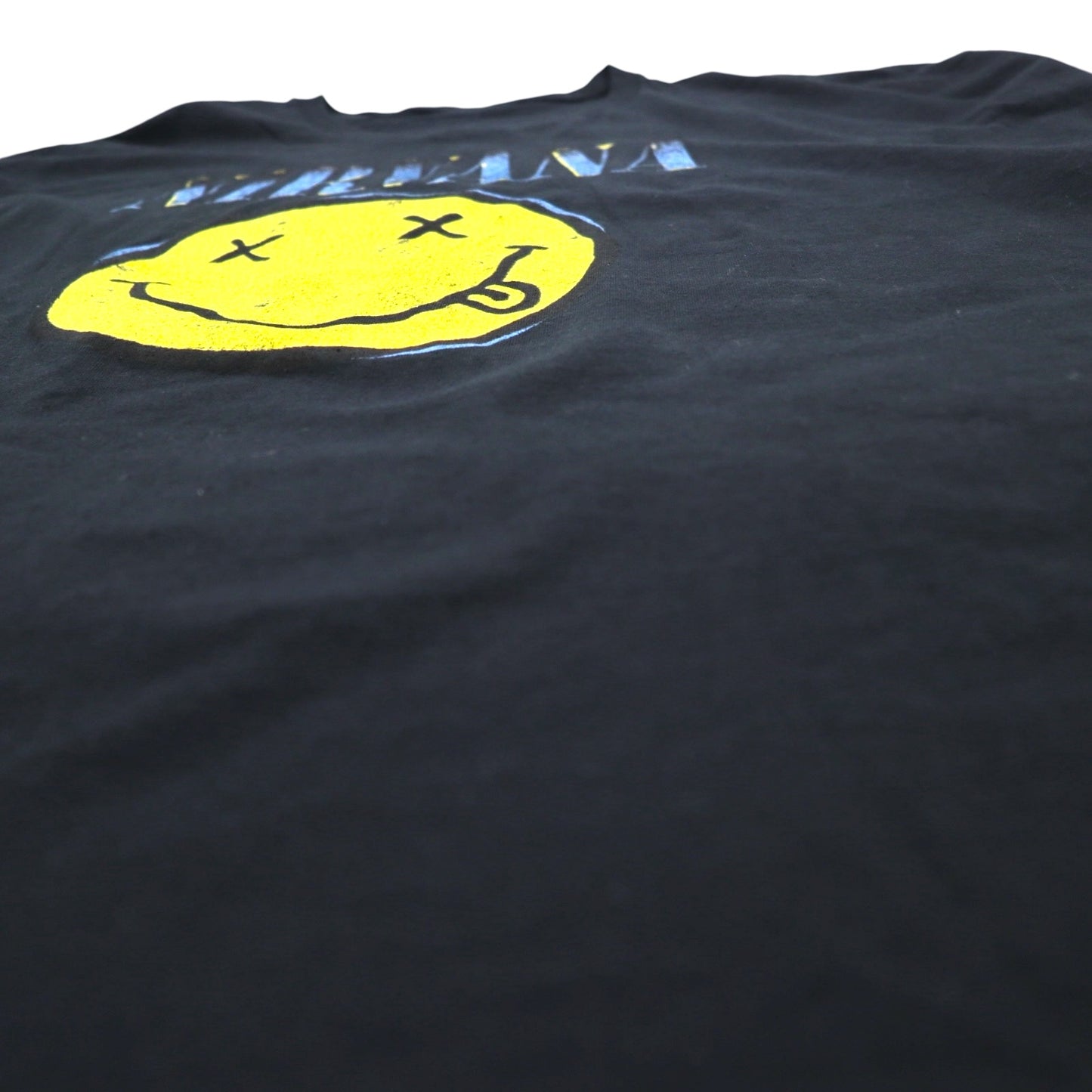 NIRVANA Official Rock Band T-Shirt, Band Tee, 3XL, Black, Big Size