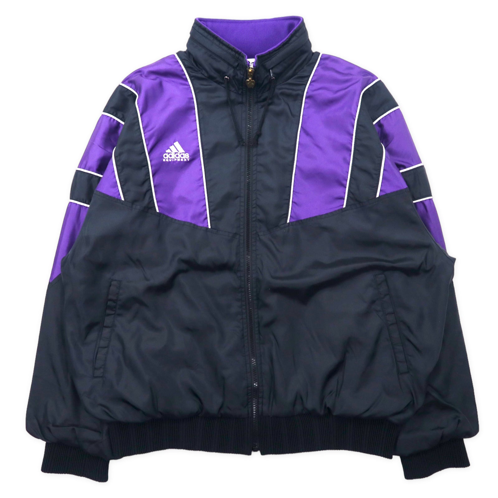 Adidas 90's Descente MADE TRACK JACKET Jersey O Black Purple Nylon 