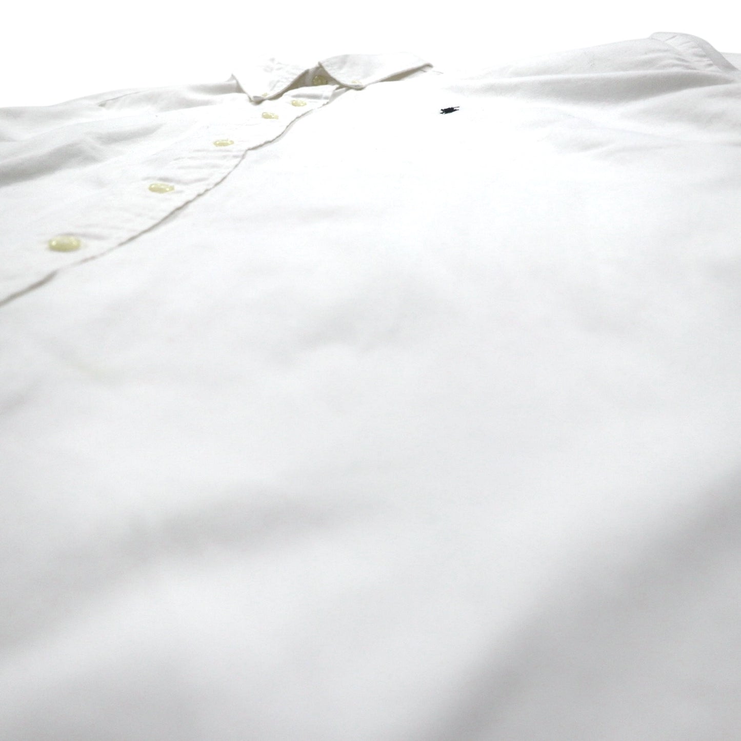 Ralph Lauren 90年代 BLAKE 半袖 オックスフォード ボタンダウンシャツ XL ホワイト スモールポニー刺繍