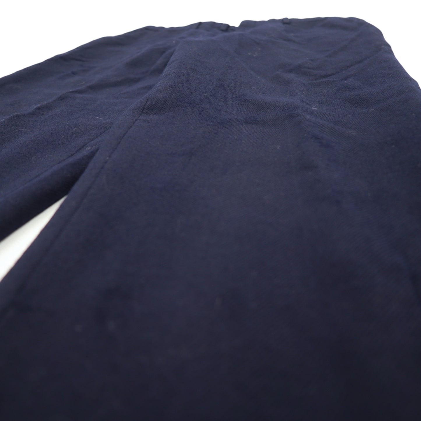 DAKS Old Slacks Pants L Navy Wool Made in Japan