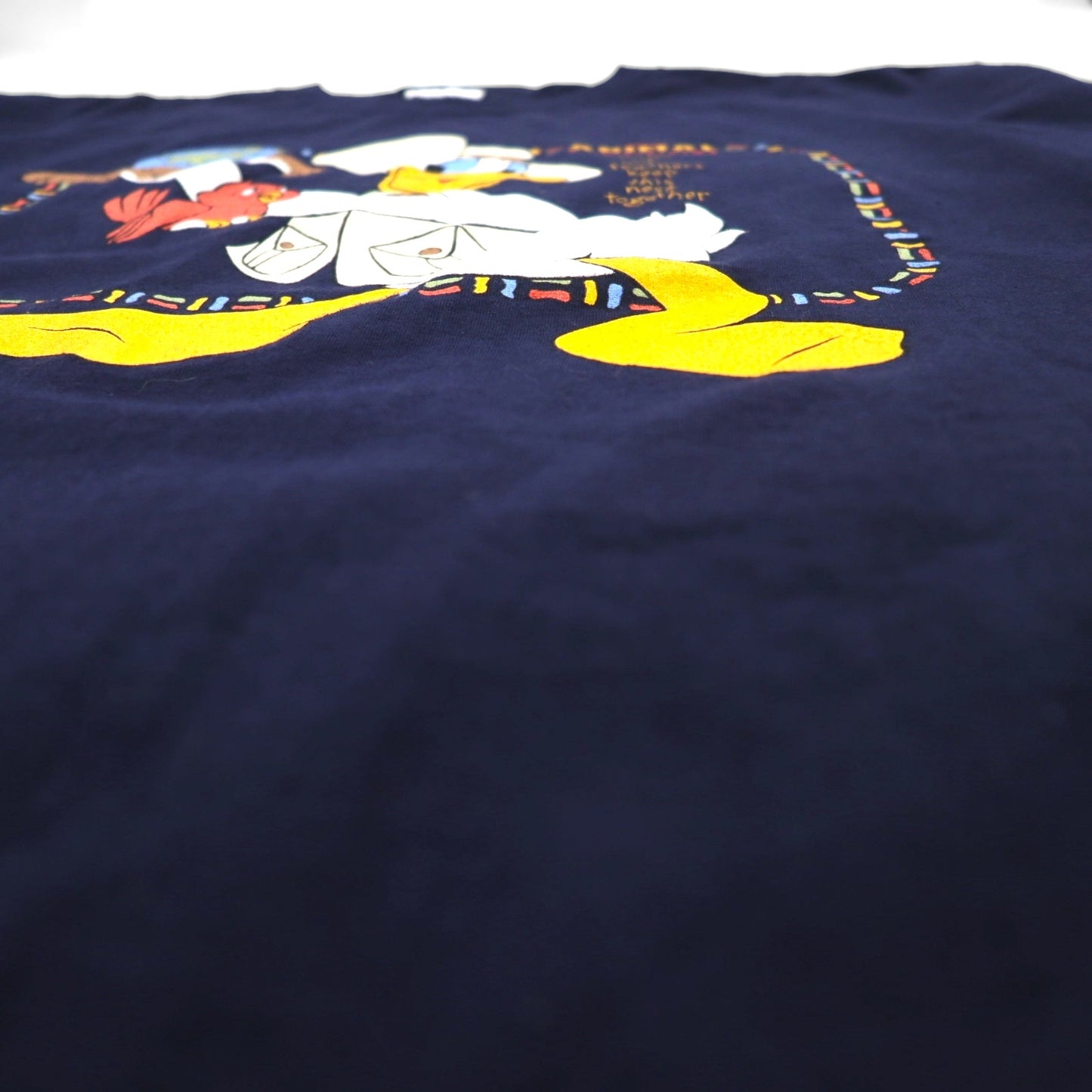 Walt Disney World 90s Made in USA Disney Donald T-shirt 2XL Navy Character Print ANIMAL KINGDOM