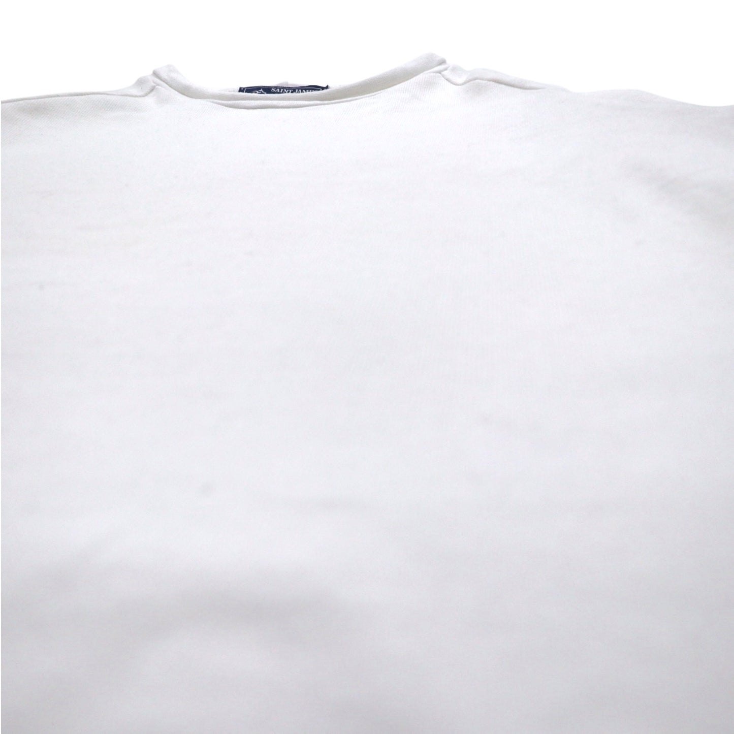 SAINT JAMES フランス製 ボートネック バスクシャツ M ホワイト コットン