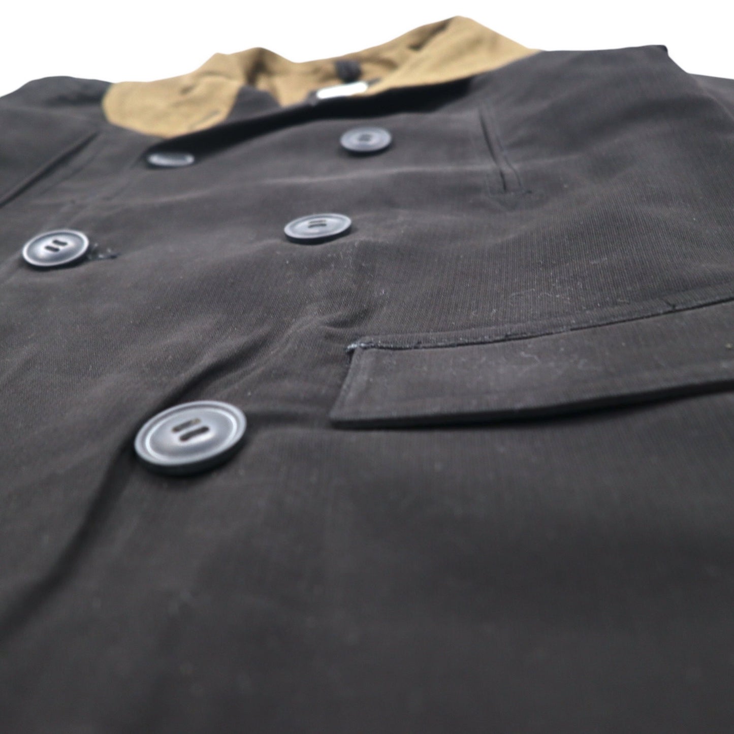 US ARMY 米軍 ジープ マッキーノコート M ブラック ミリタリー 55-J-110 YMCL KY デッドストック 未使用品