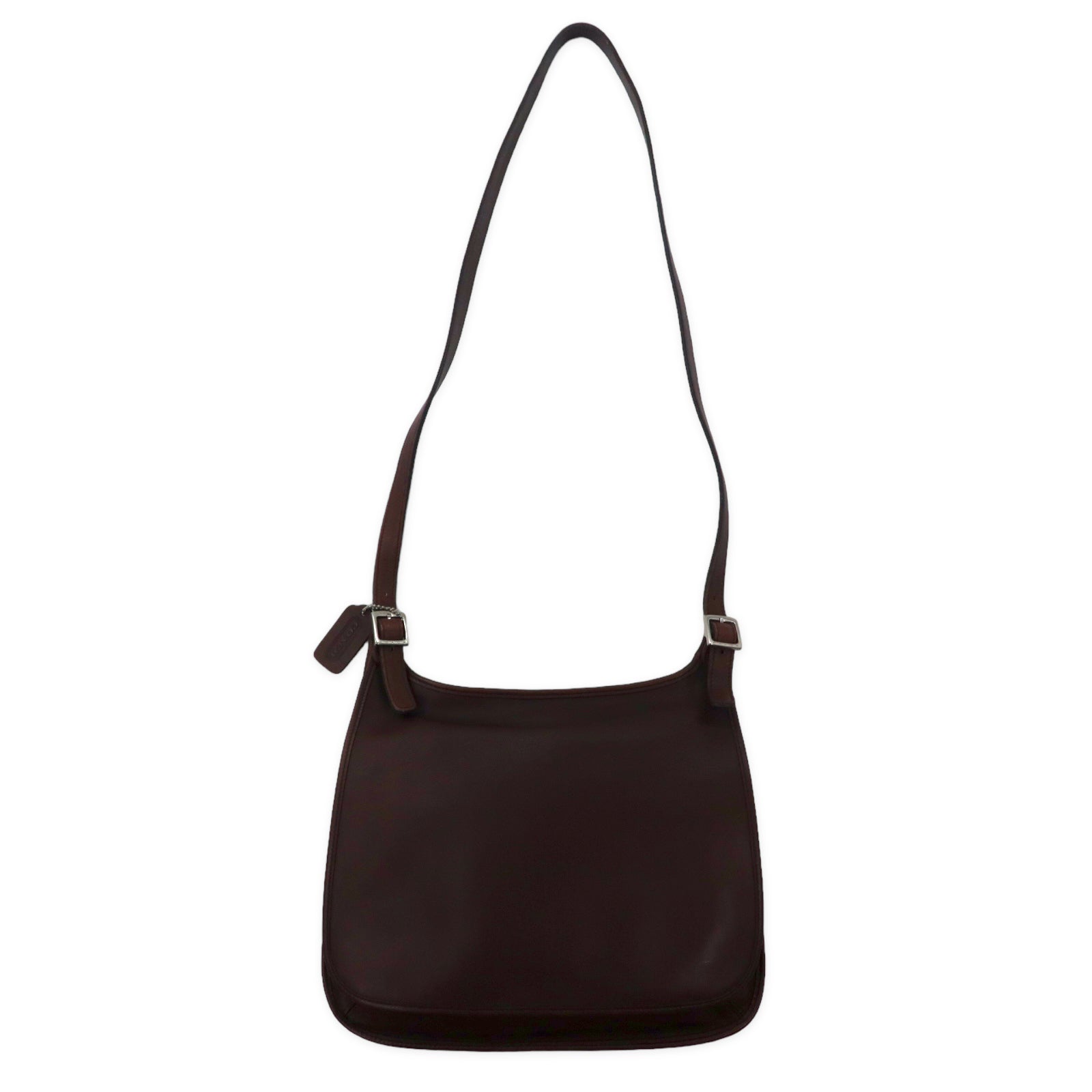 Coach Vintage Coach Flap Shoulder Bag Brown Leather 9134 – 日本然 ...