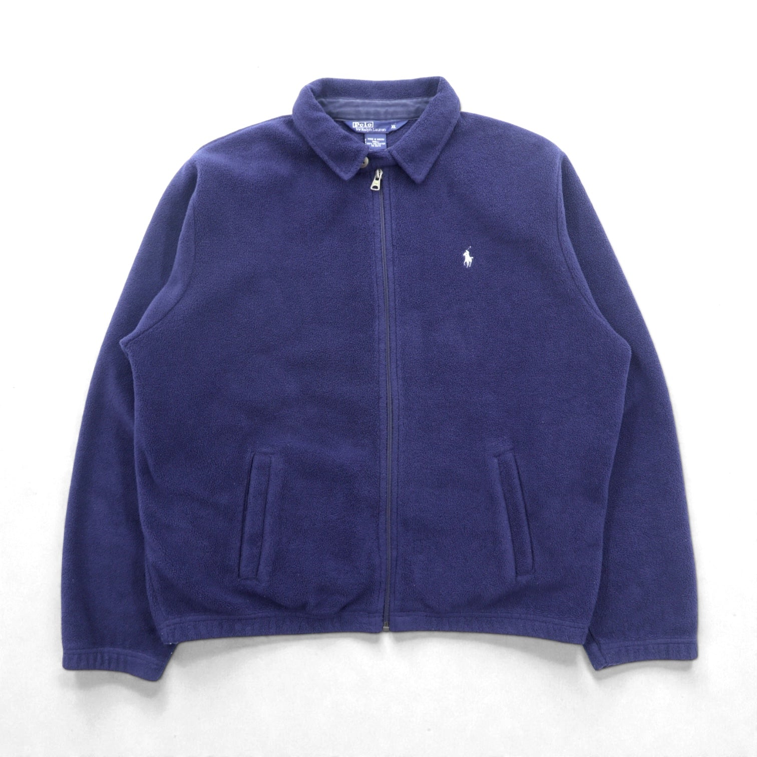 Polo Ralph Lauren 90年代 短丈 フリース ハリントンジャケット XL 