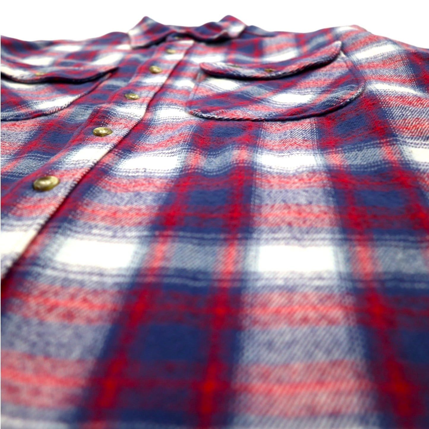 Wrangler TRAIL 90年代 フランネル ワークシャツ M ブルー チェック コットン