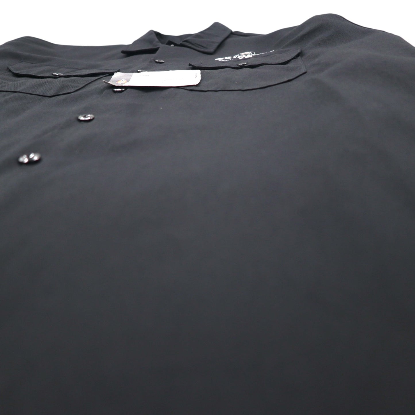 Dickies ワークシャツ L ブラック ポリエステル コットン ポケット 574BK ホンジュラス製 未使用品