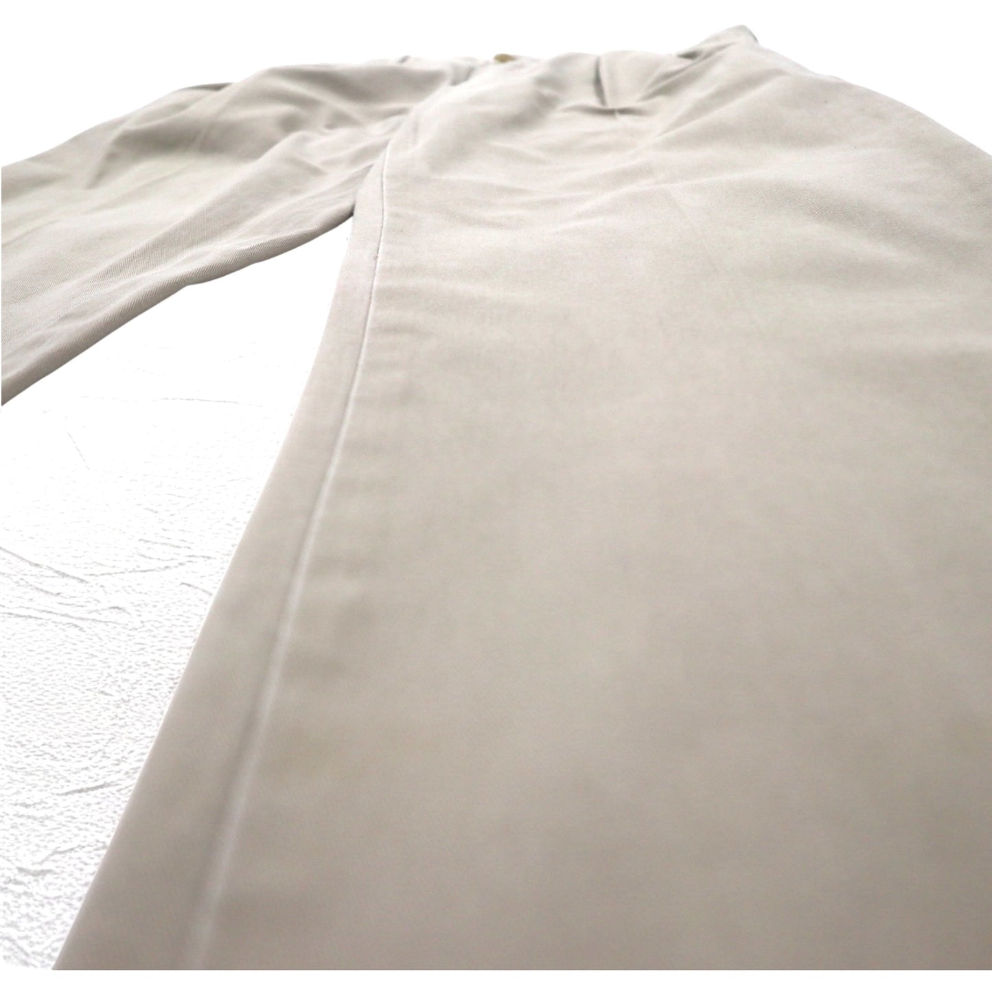 Polo by Ralph Lauren 90年代 ポロチノ タック ワイド チノパンツ L ベージュ ETHAN PANT スリランカ製