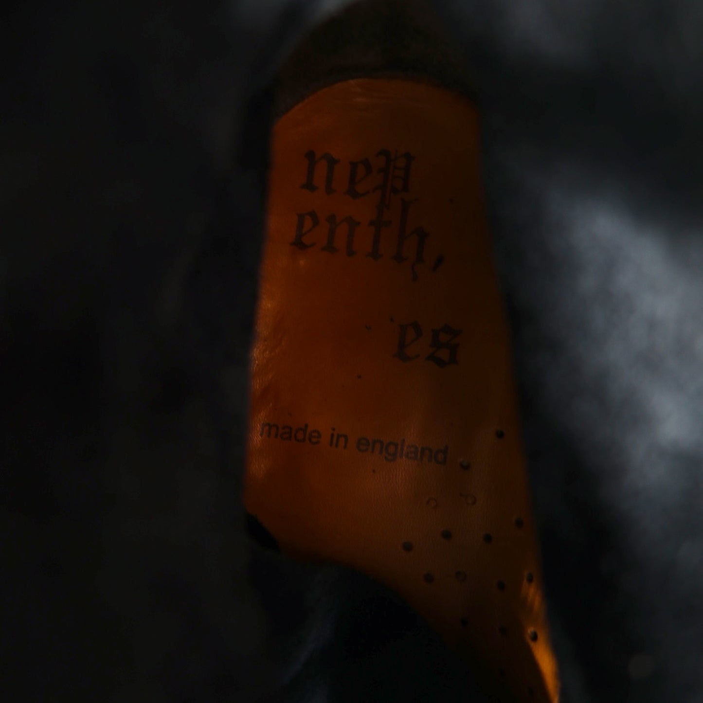 GEORGE COX × nepenthes イングランド製 8ホール レースアップブーツ 28cm ネイビー スエードレザー