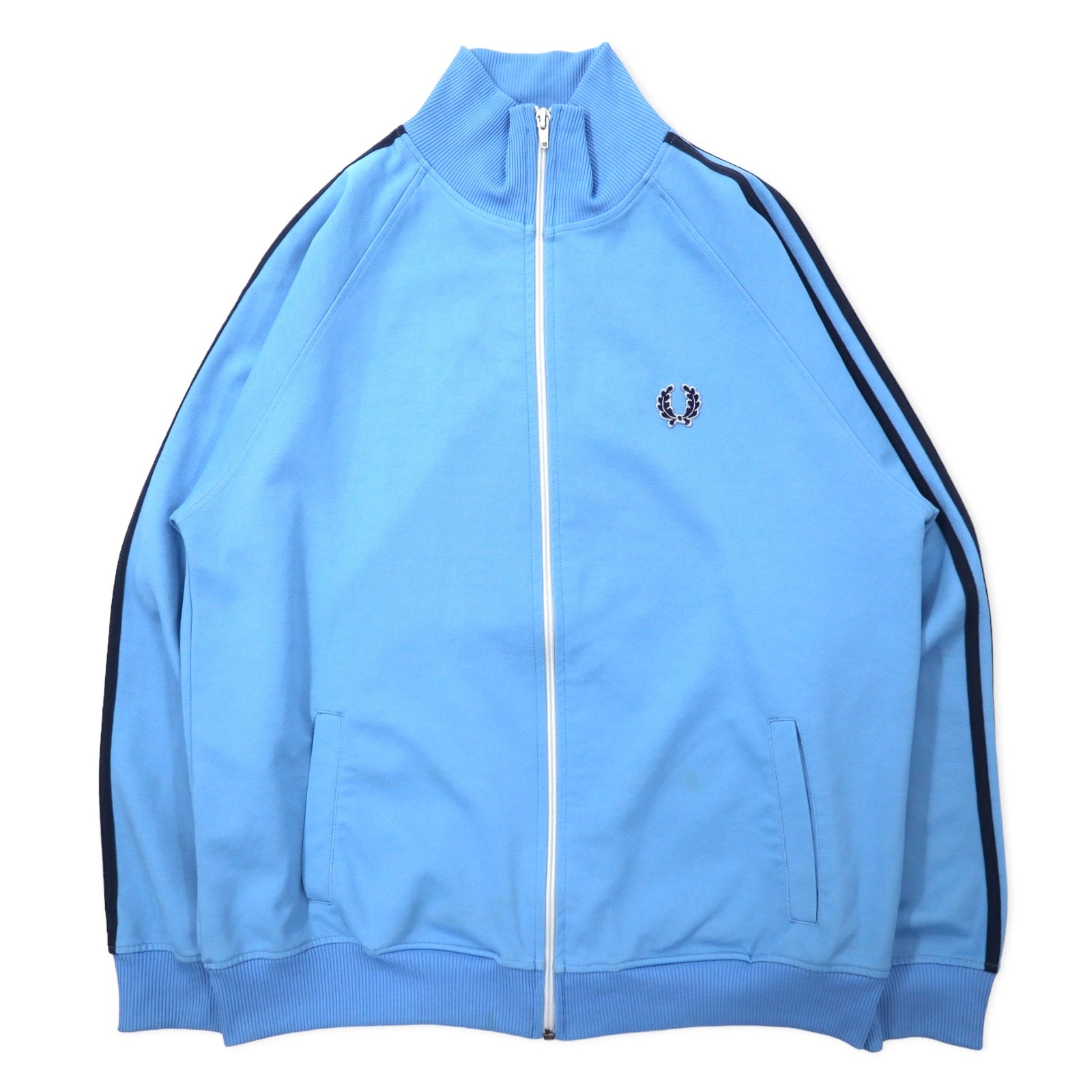 FRED PERRY トラックジャケット ジャージ L ブルー ポリエステル 