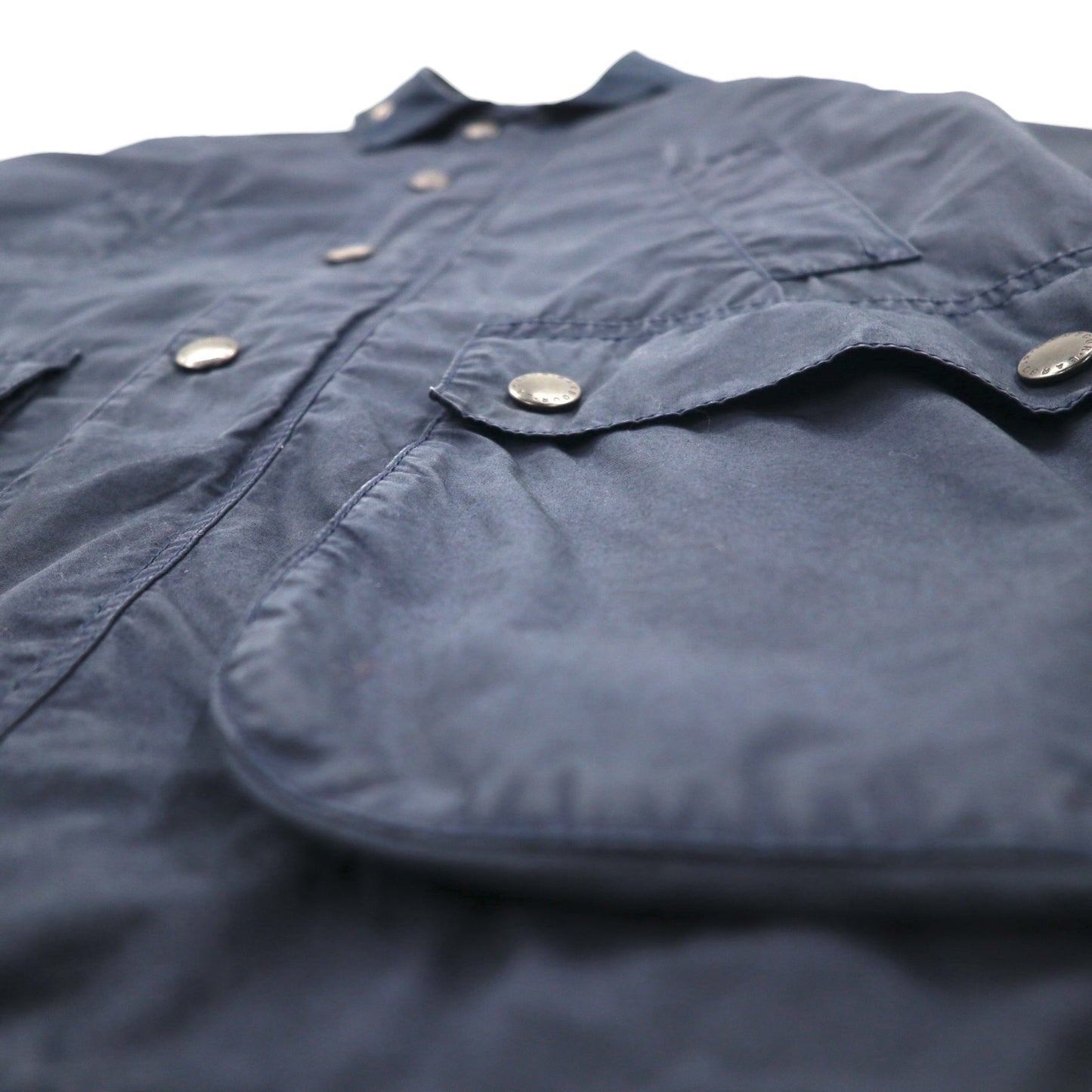 Barbour ビデイル BEDALE SL ジャケット M ネイビー ガーメントダイ SOUTH SHIELDS SMB0013