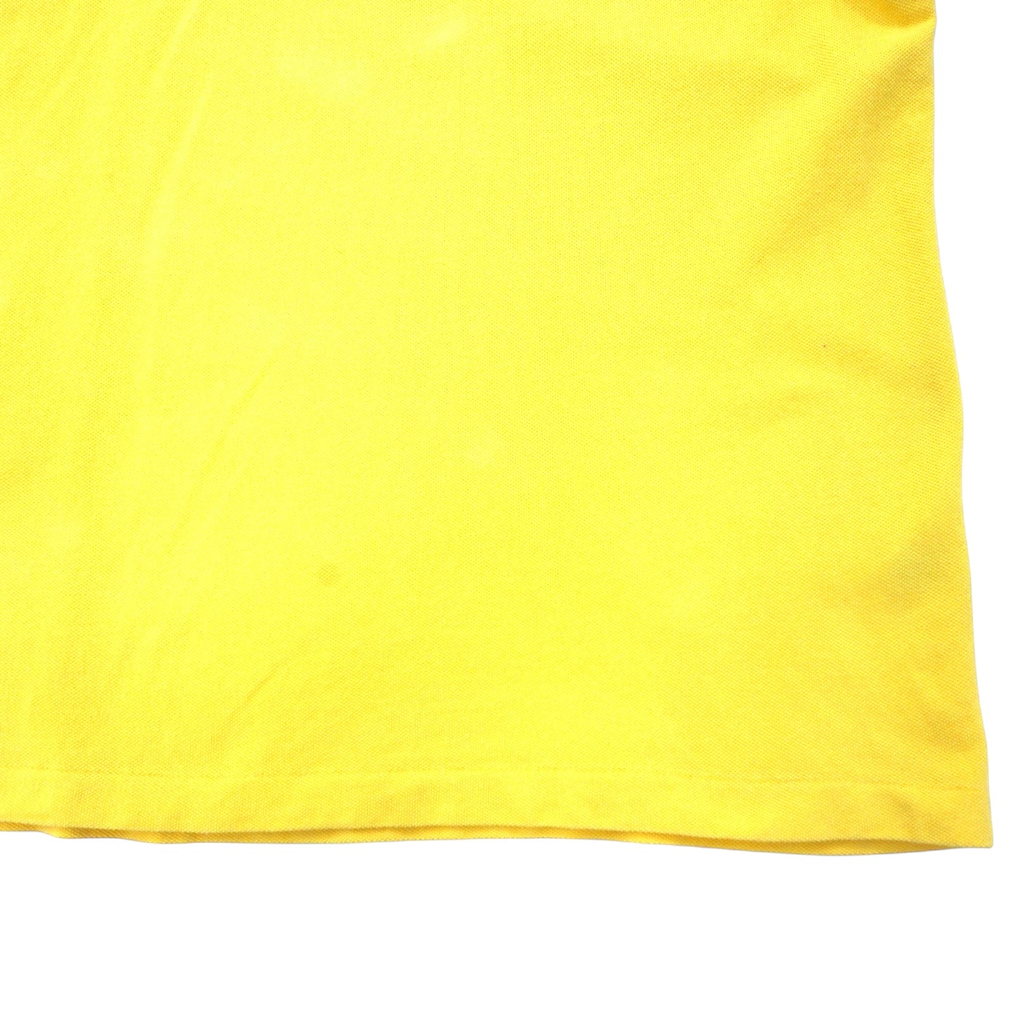 Polo by Ralph Lauren 90s Ringer T-Shirt, XXL, Yellow, Cotton, Pique, Small Pony Embroidery