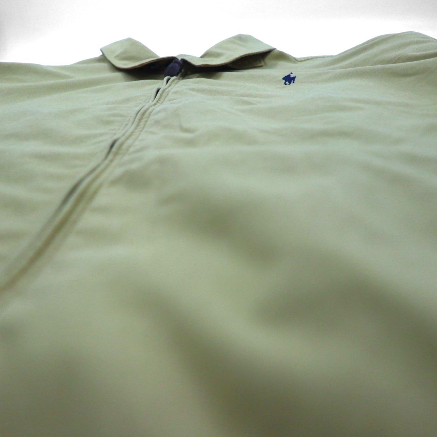 Polo Ralph Lauren スウィングトップ ハリントンジャケット ピーチスキン 2XL ベージュ スモールポニー刺繍 チンストラップ