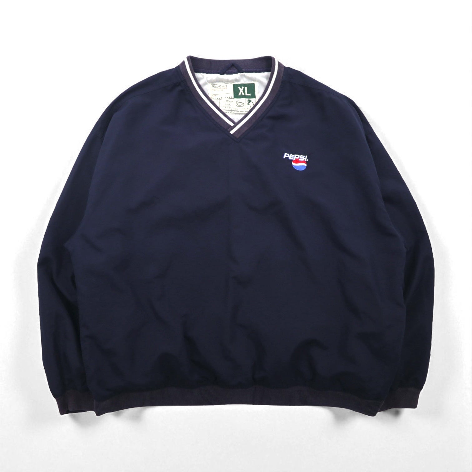 PEPSI 90年代 ピステ ナイロン プルオーバー ジャケット XL ネイビー 