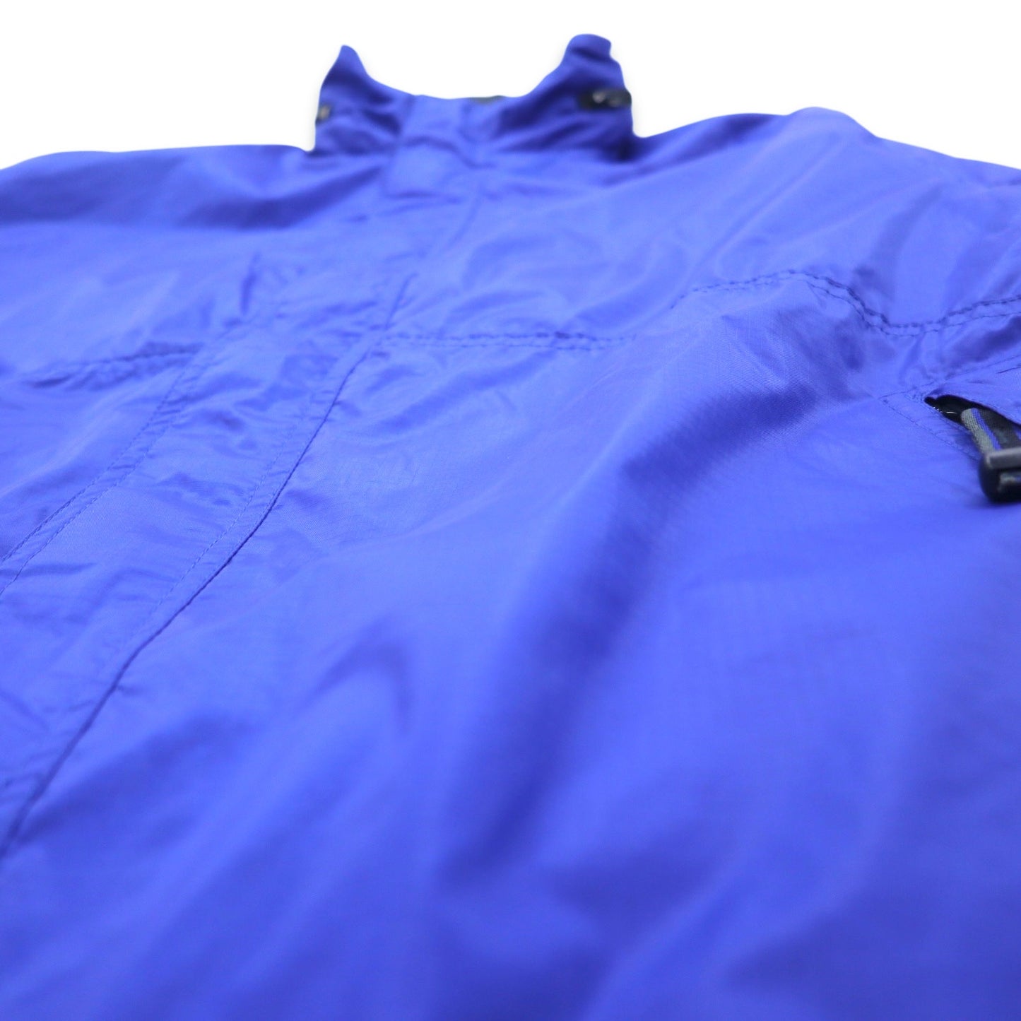 GAP 00s Old Gap Ripstop Shell Jacket L Blue Polyester Waterproof Retractable Hood