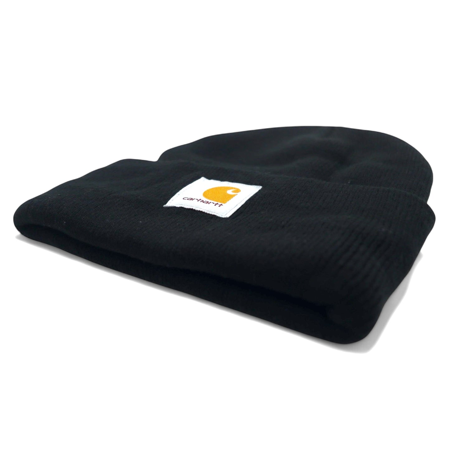 Carhartt Canada Made Knit Hat Beanie ONE Black Acrylic MADISON LOGO CAP