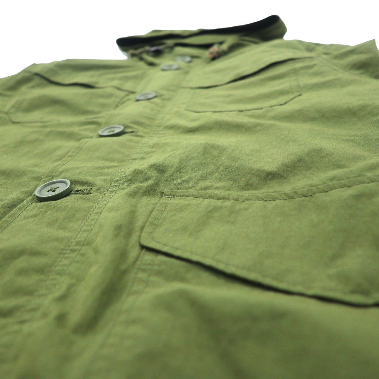 Levi's 60/40クロス マウンテンパーカー フィールドジャケット S カーキ ナイロン コットン HOODED FIELD JACKET RIFLE GREEN-MAND ORANGE 70382-0002