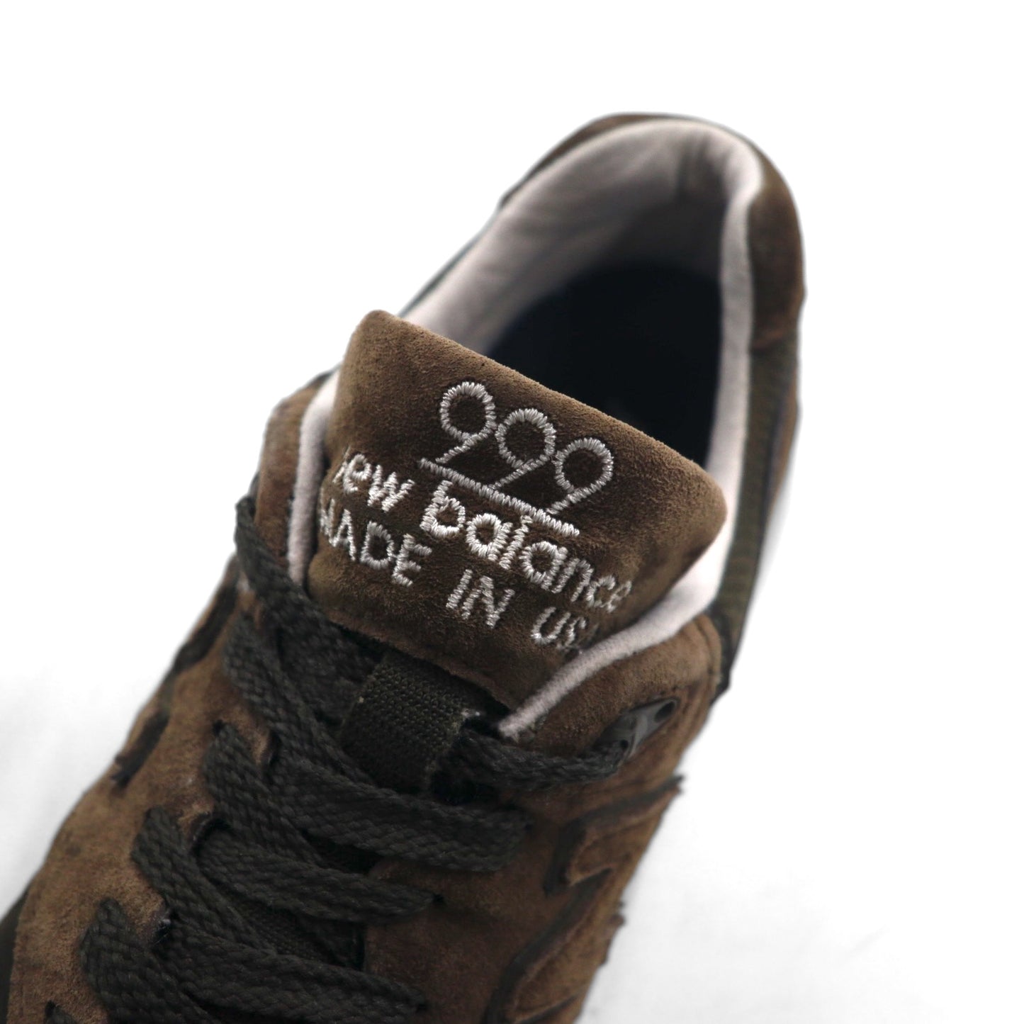 new balance USA製 999 スニーカー 26.5cm ブラウン スエード ABZORBメッシュ M999NJ