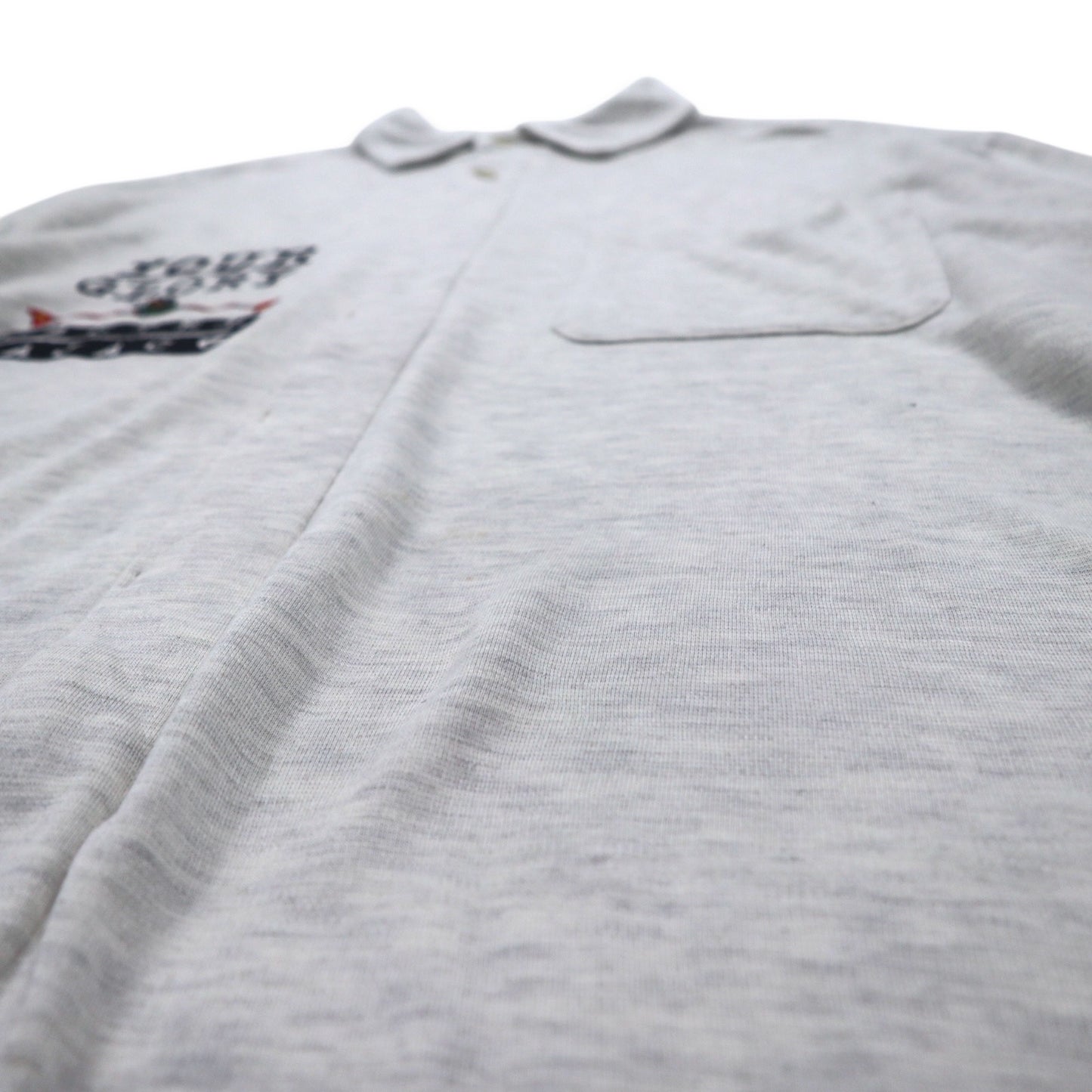 Castelbajac sport 90s Polynosic shirt XL grey cotton YOUR GLORY made in Japan