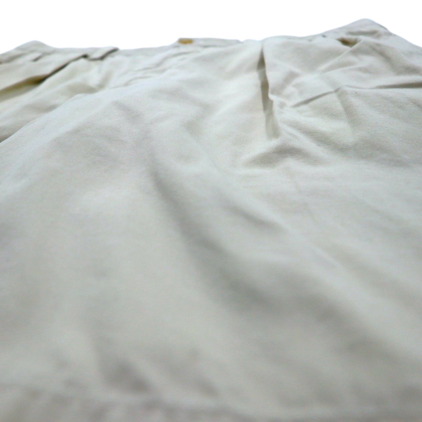 POLO GOLF RALPH LAUREN 90年代 ポロチノ 2タック チノ ショートパンツ ハーフパンツ L ベージュ コットン