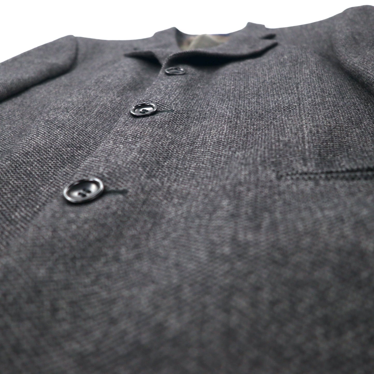 KENZO HOMME Old Cashmere 3B Tailored Jacket 50 Grey Wool