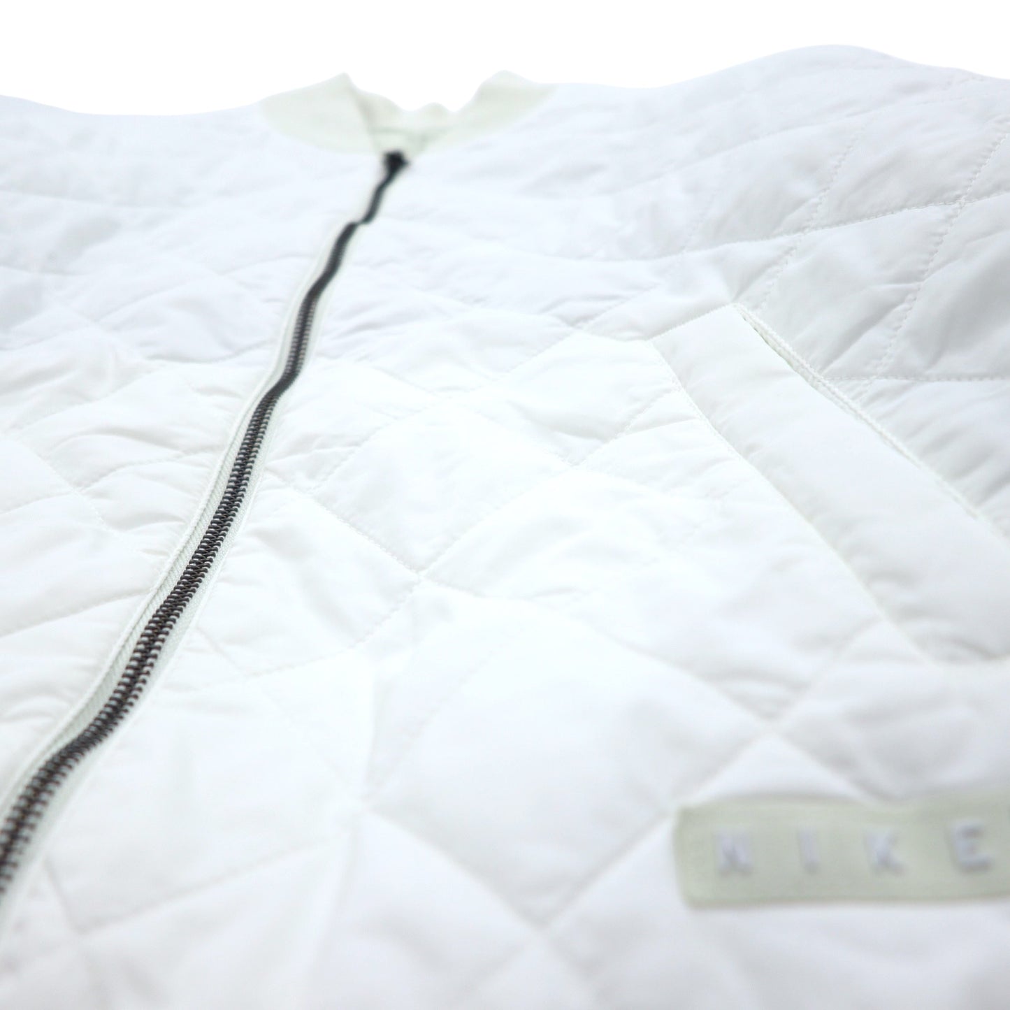 NIKE Sportswear Essential リバーシブル MA-1 Reversible Varsity Bomber Jacket フライトジャケット XS ホワイト グリーン ナイロン キルティング FN3168-020