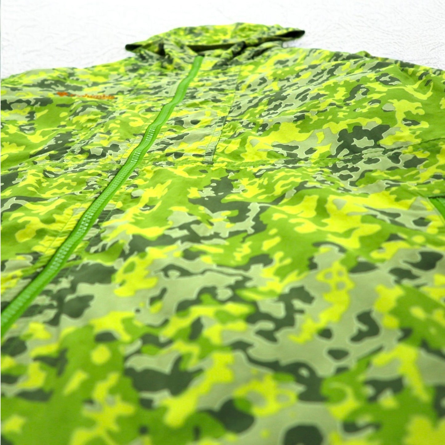 Columbia ヘイゼンジャケット ナイロン マウンテンパーカー XL グリーン カモフラ XCO PM3356