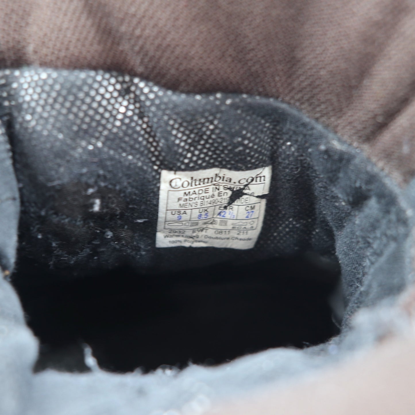 Columbia バガブーツ トレッキングブーツ 27cm ブラウン 防水 OMNI-HEAT オムニヒート BI1490