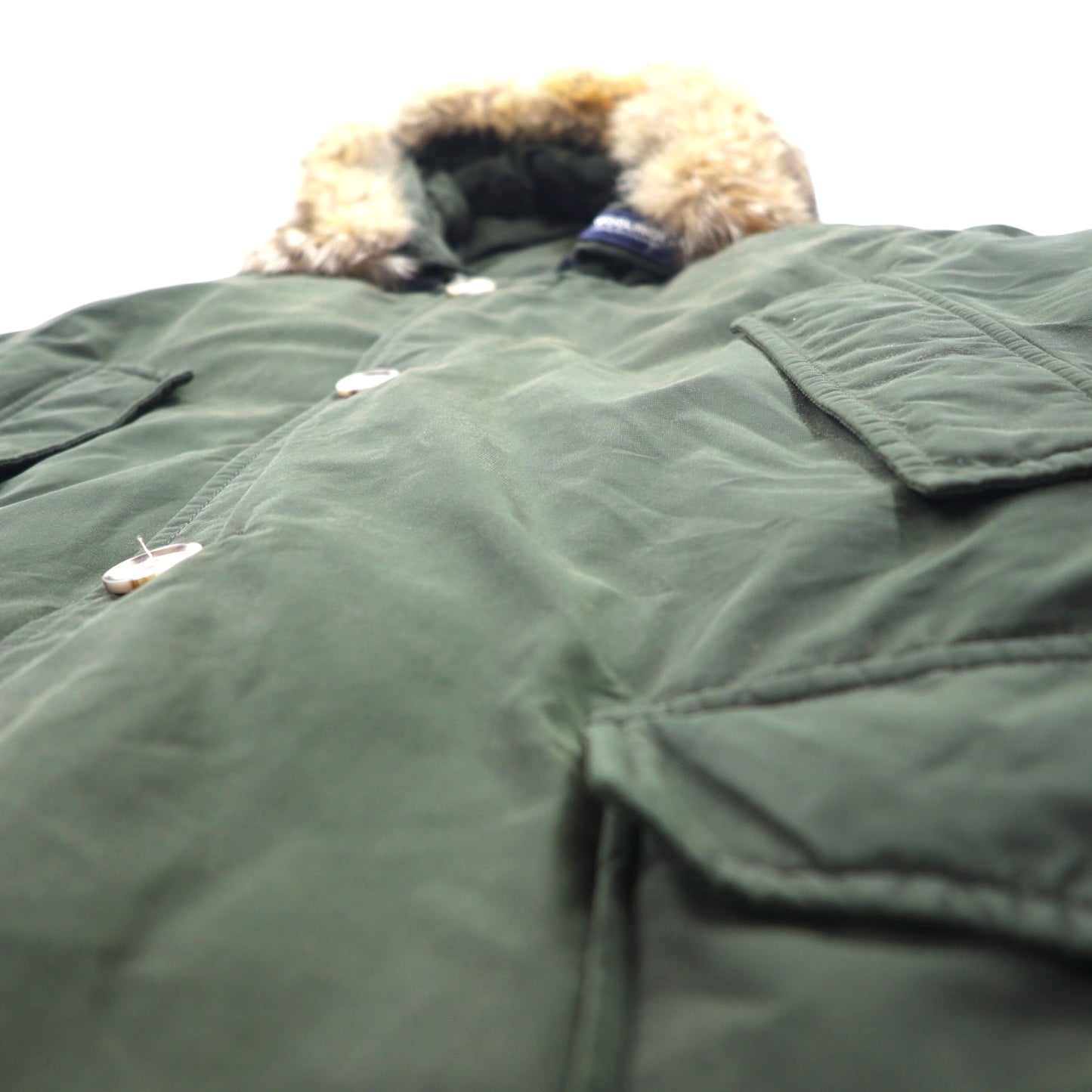 WOOLRICH アークティックパーカ ARCTIC PARKA ダウンジャケット L カーキ ポリエステル ダブルジップ