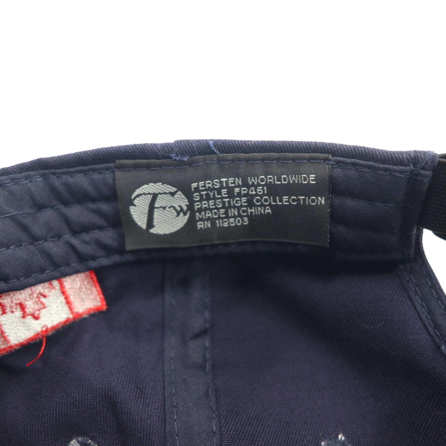 FERSTEN WORLDWIDE Baseball Cap Navy Cotton SVITZER National Flag Unused