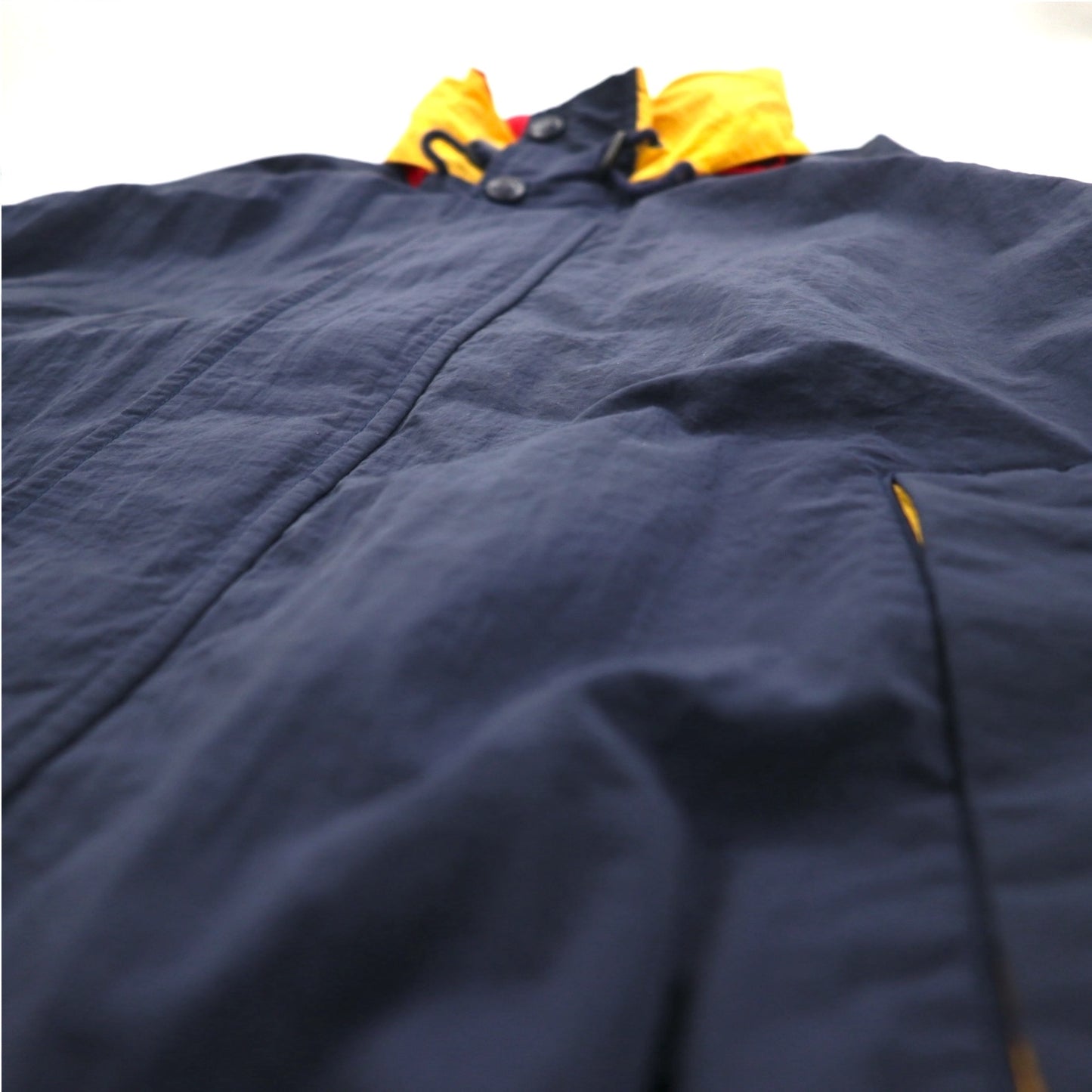 C&B SPORT by CROFT & BARROW 90年代 セーリングジャケット L ネイビー ナイロン フード収納式