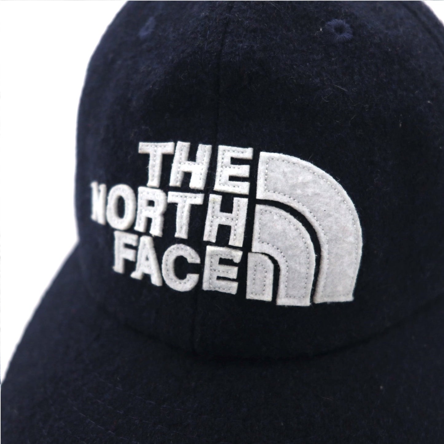 THE NORTH FACE ベースボールキャップ FREE ネイビー ウール TNF LOGO FLANNEL CAP NN41524