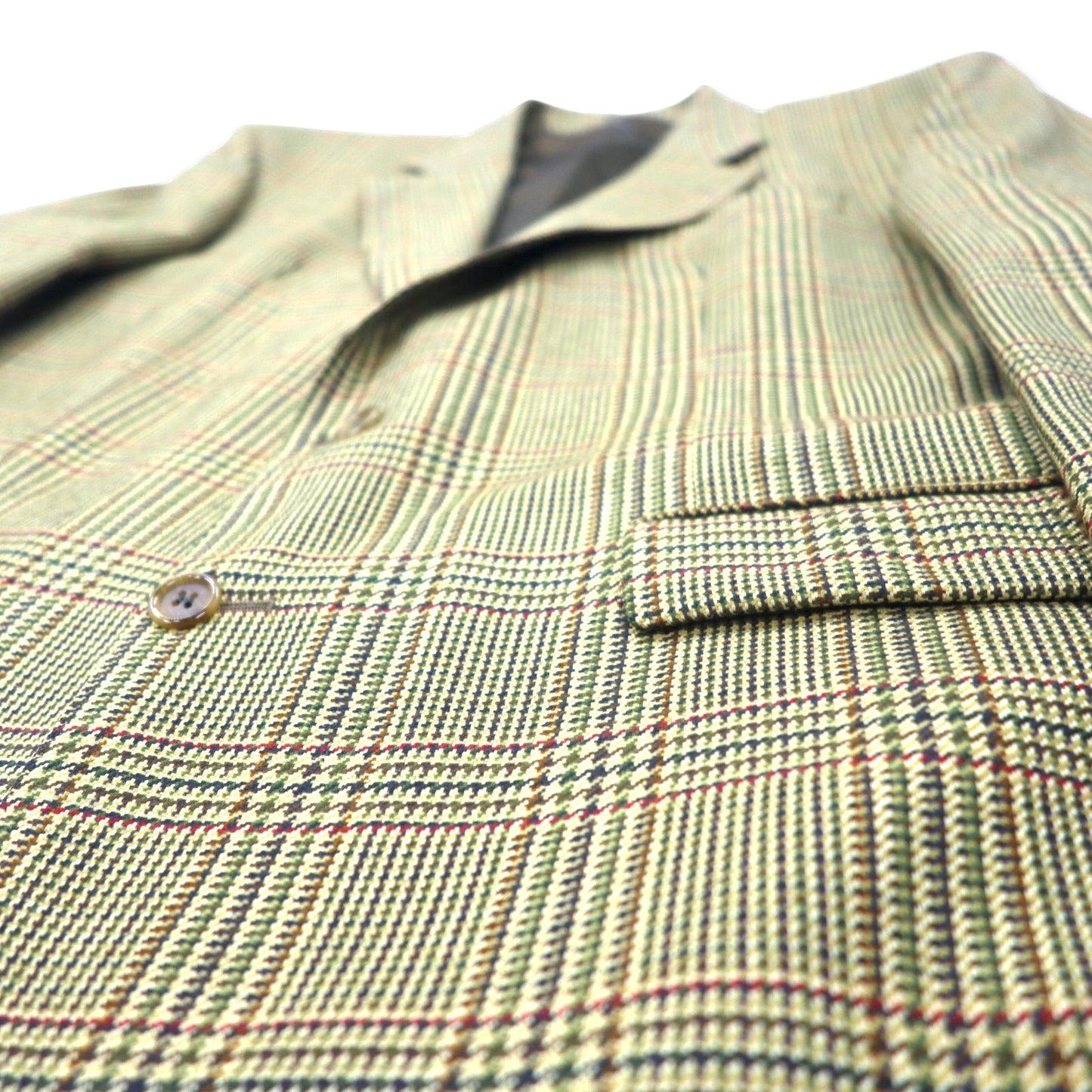 Burberrys イングランド製 ガンクラブグレンチェック 2B テーラードジャケット L ベージュ ウール