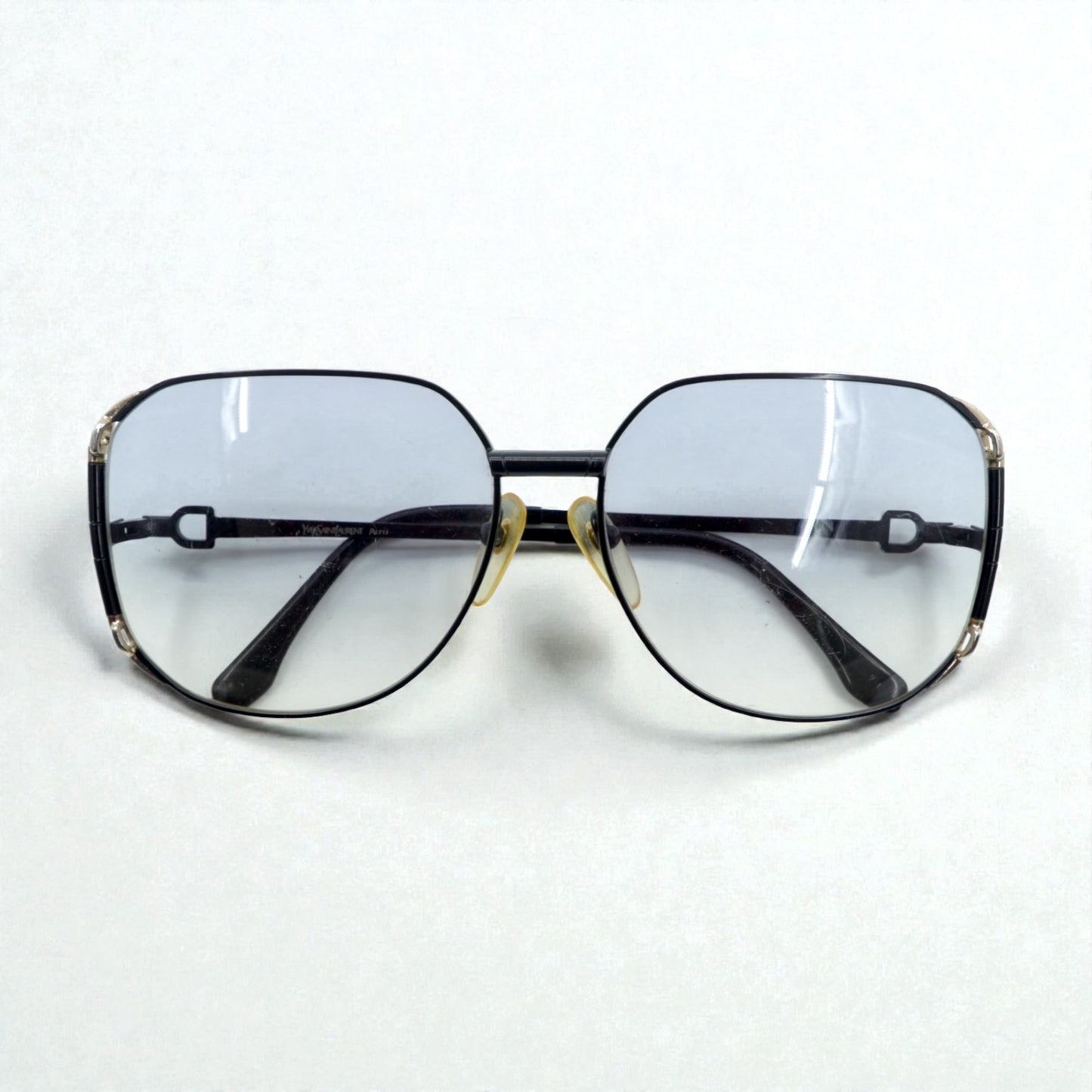 YVES SAINT LAURENT ヴィンテージ ティアドロップ サングラス スクエア グラデーションレンズ 31-8601