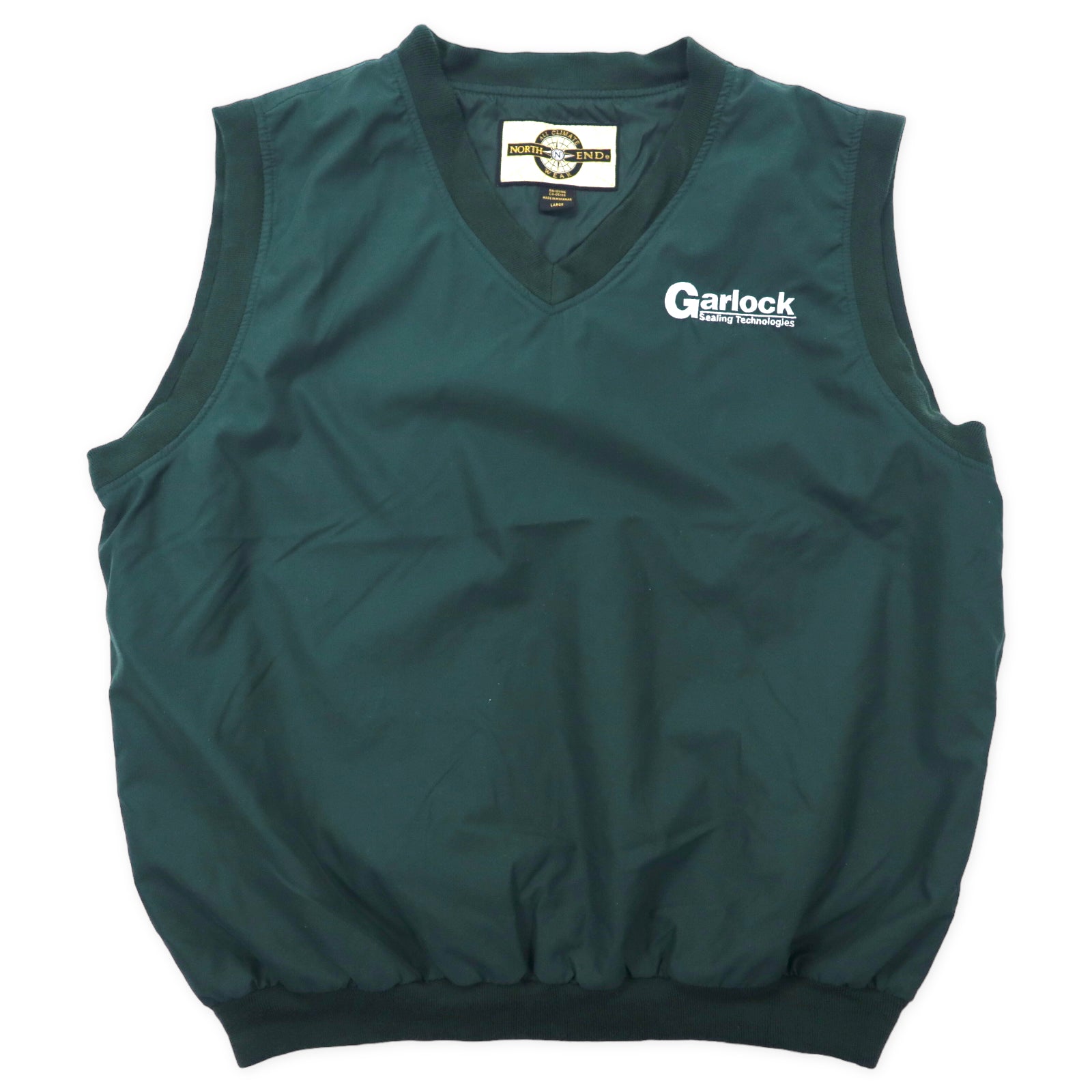 NORTH END Pistple Plastic Over Nylon VEST L Green Polyester