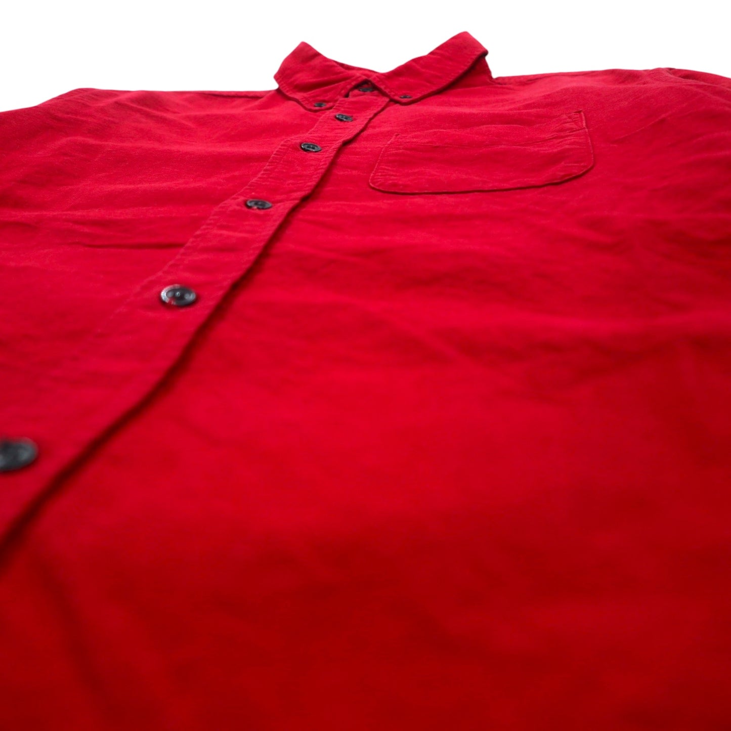 BAND OF OUTSIDERS USA Button-down Shirt, S, Red, Cotton