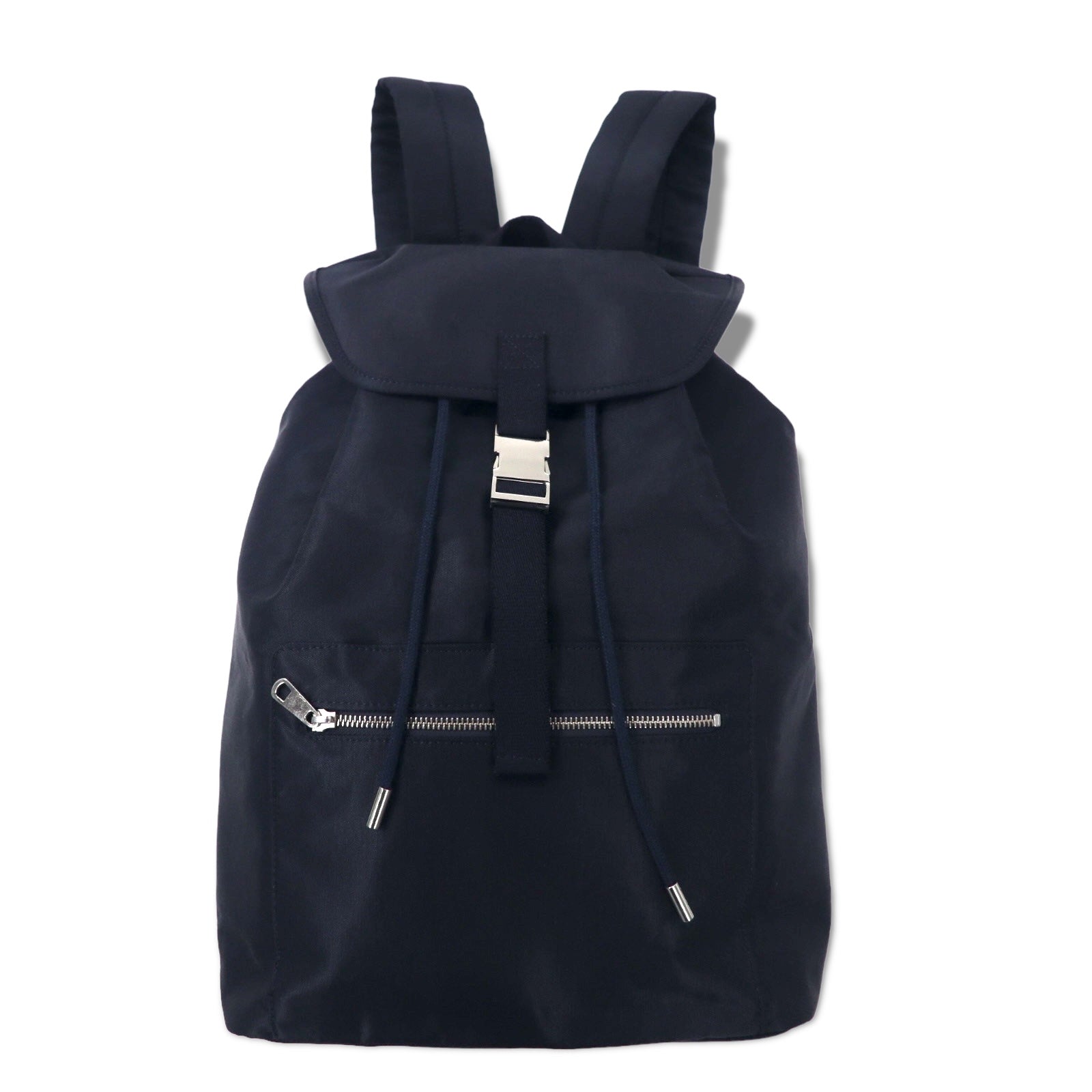 A.P.C. Backpack Rucksack Navy Cotton Nylon Water Repellent SAC A ...