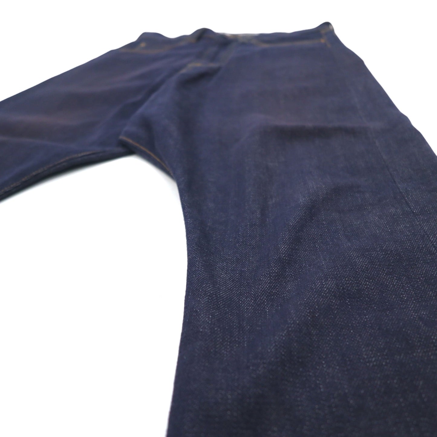 Sasquatchfabrix. セルビッヂ サルエル デニムパンツ S インディゴ ブルー リジッド 11AW-PA9-003 日本製