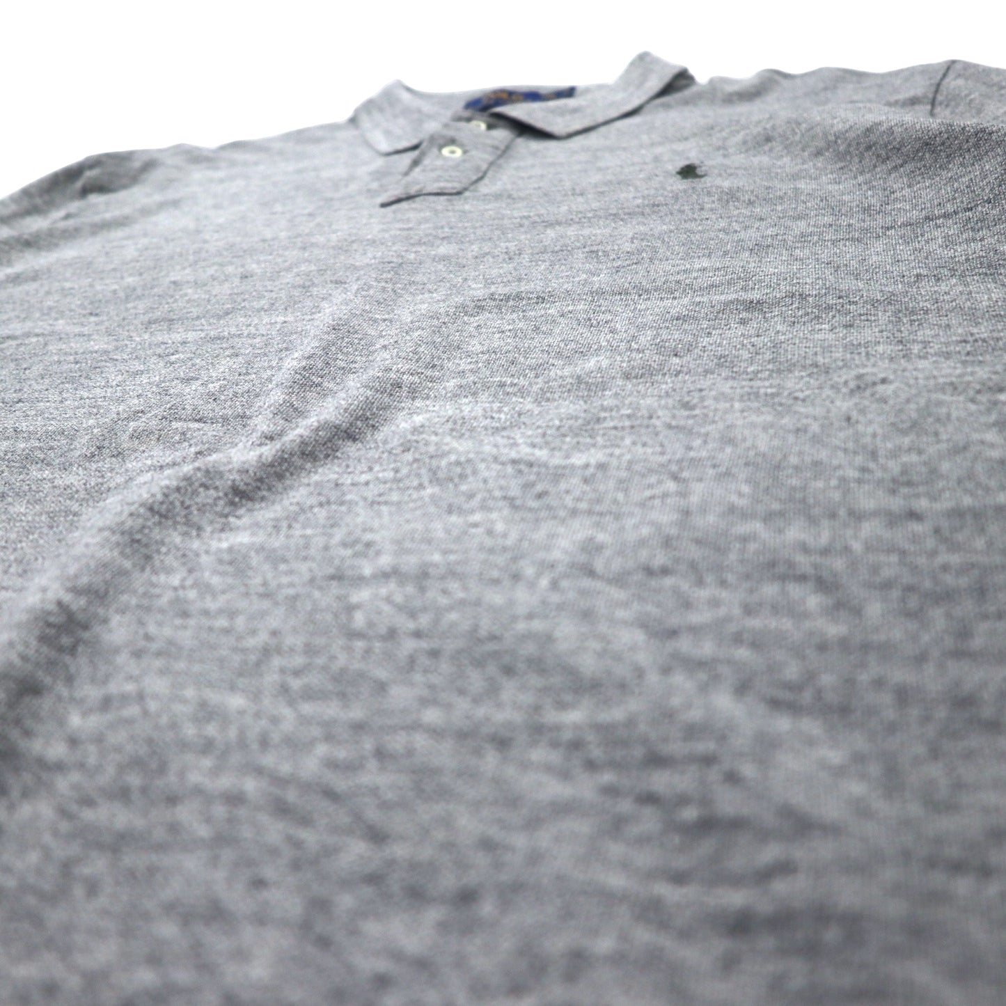 POLO RALPH LAUREN クラシックフィット ポロシャツ XXL グレー コットン スモールポニー 刺繍